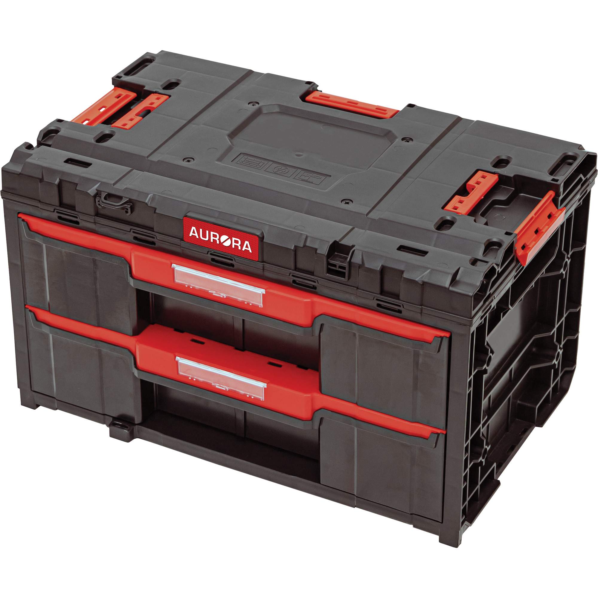 Boîte à outils à 2 tiroirs ArxMD, 23-1/10" x 15" x 13-2/5', Noir