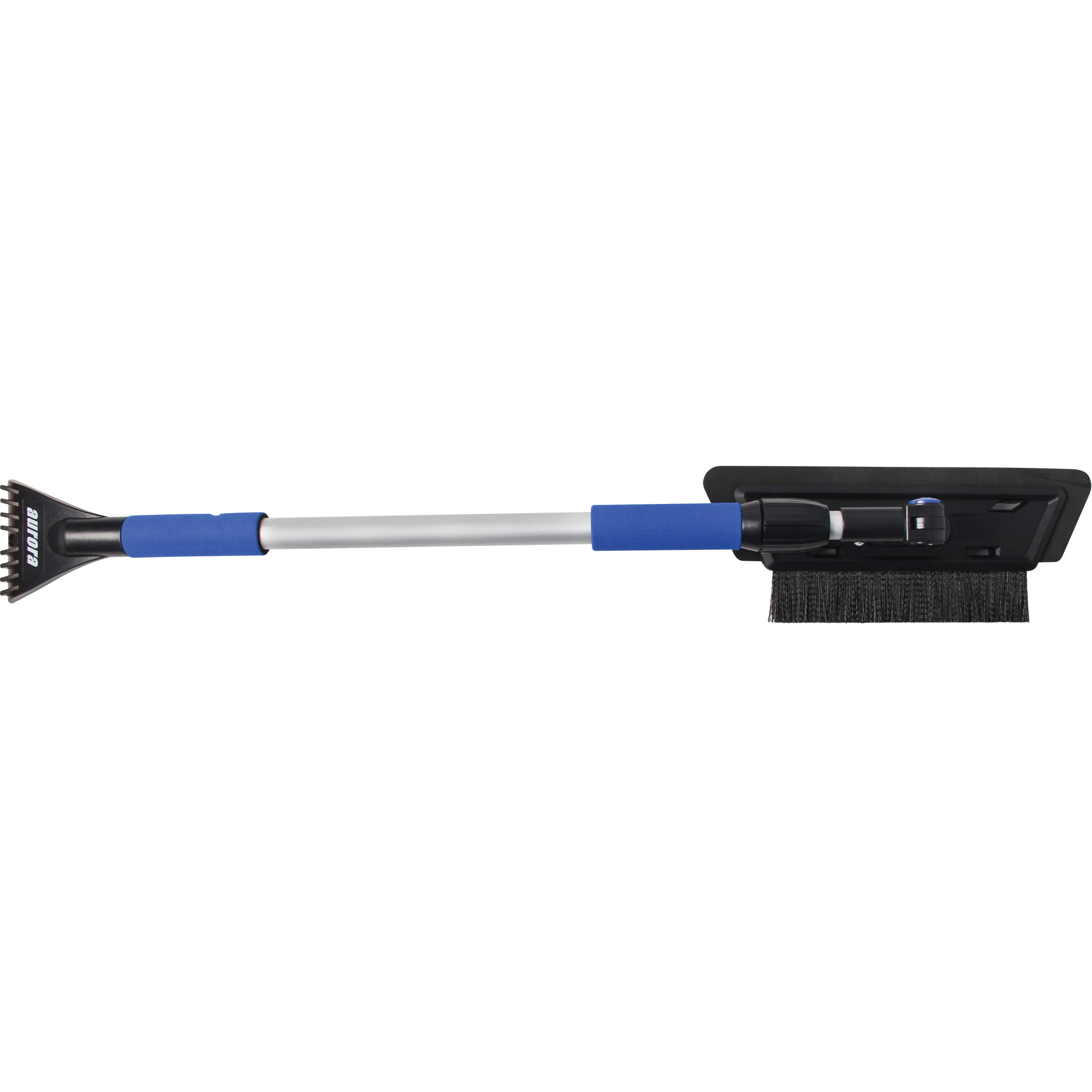 Brosse à neige, Télescopique, lame Mousse de CAV/E, 48" Longueur, Noir/Bleu