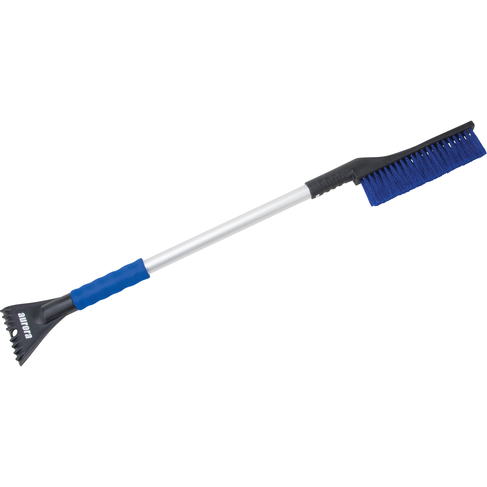 Brosse à neige très longue, lame Polypropylène, 34" Longueur, Bleu