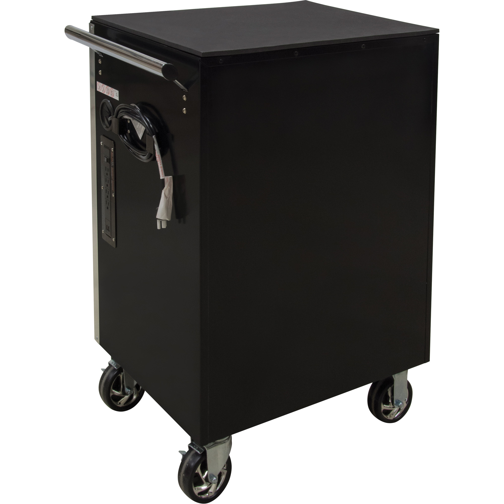 Chariot à outils à usage intensif, 7 tiroirs, 28" la x 22" p x 42-3/8" h, Noir – Image 5