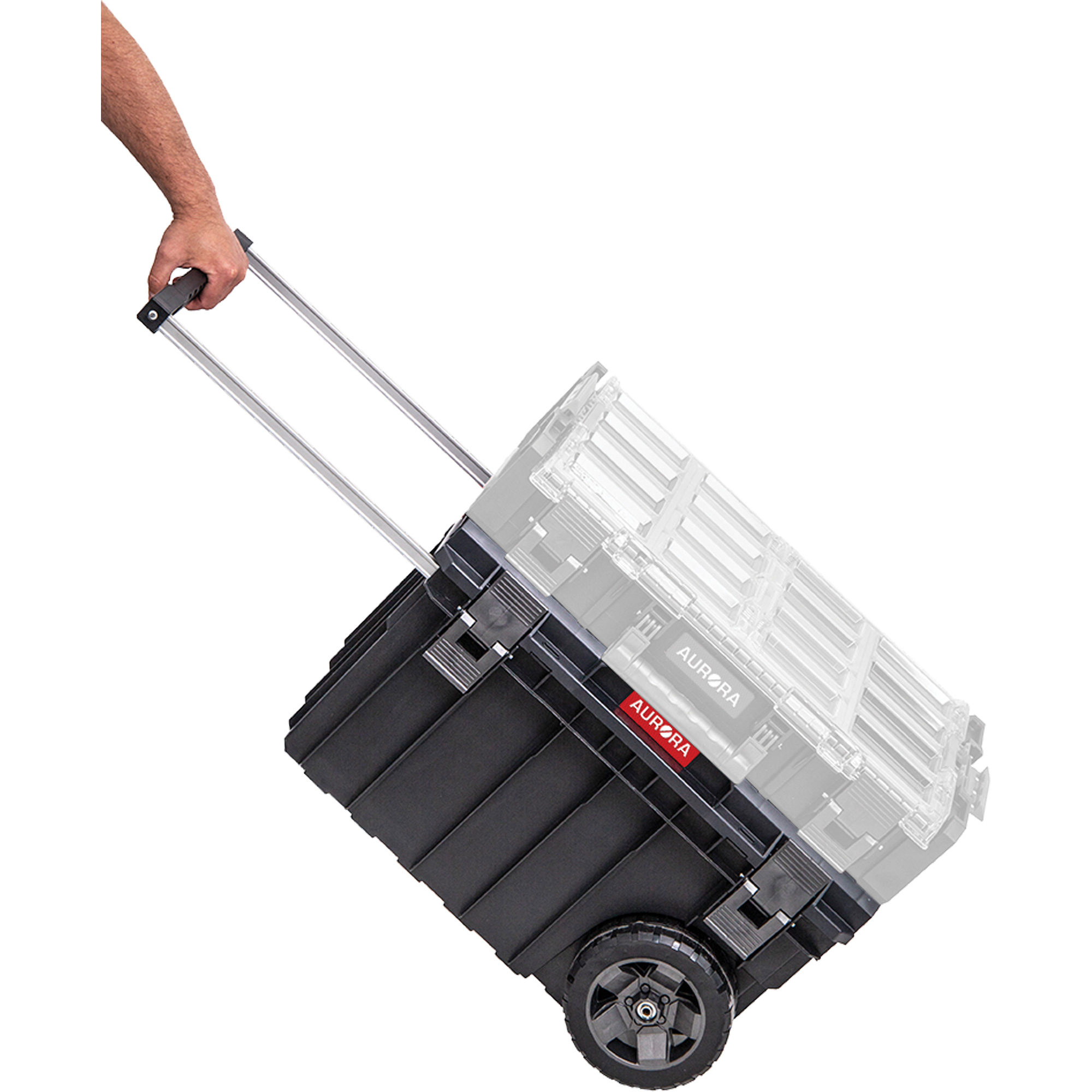 Coffre à outils roulant ArxMD, 23-4/5" x 16" x 15-3/5", Noir – Image 4