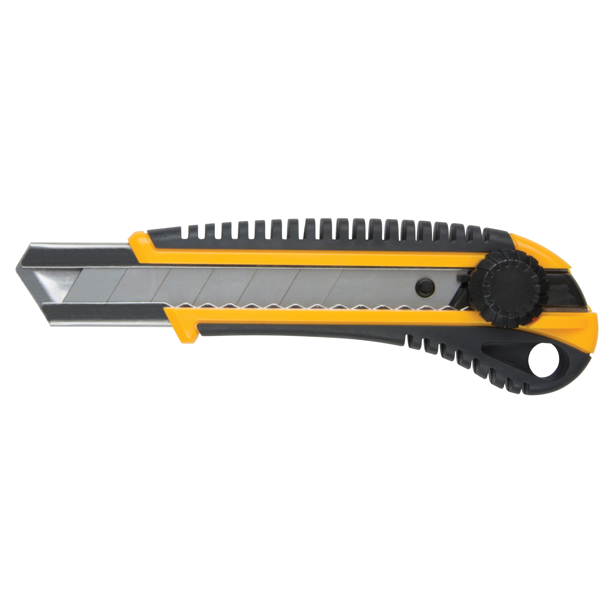 Couteau ATK800, 25 mm, Acier au carbone, Robuste, Prise en Caoutchouc