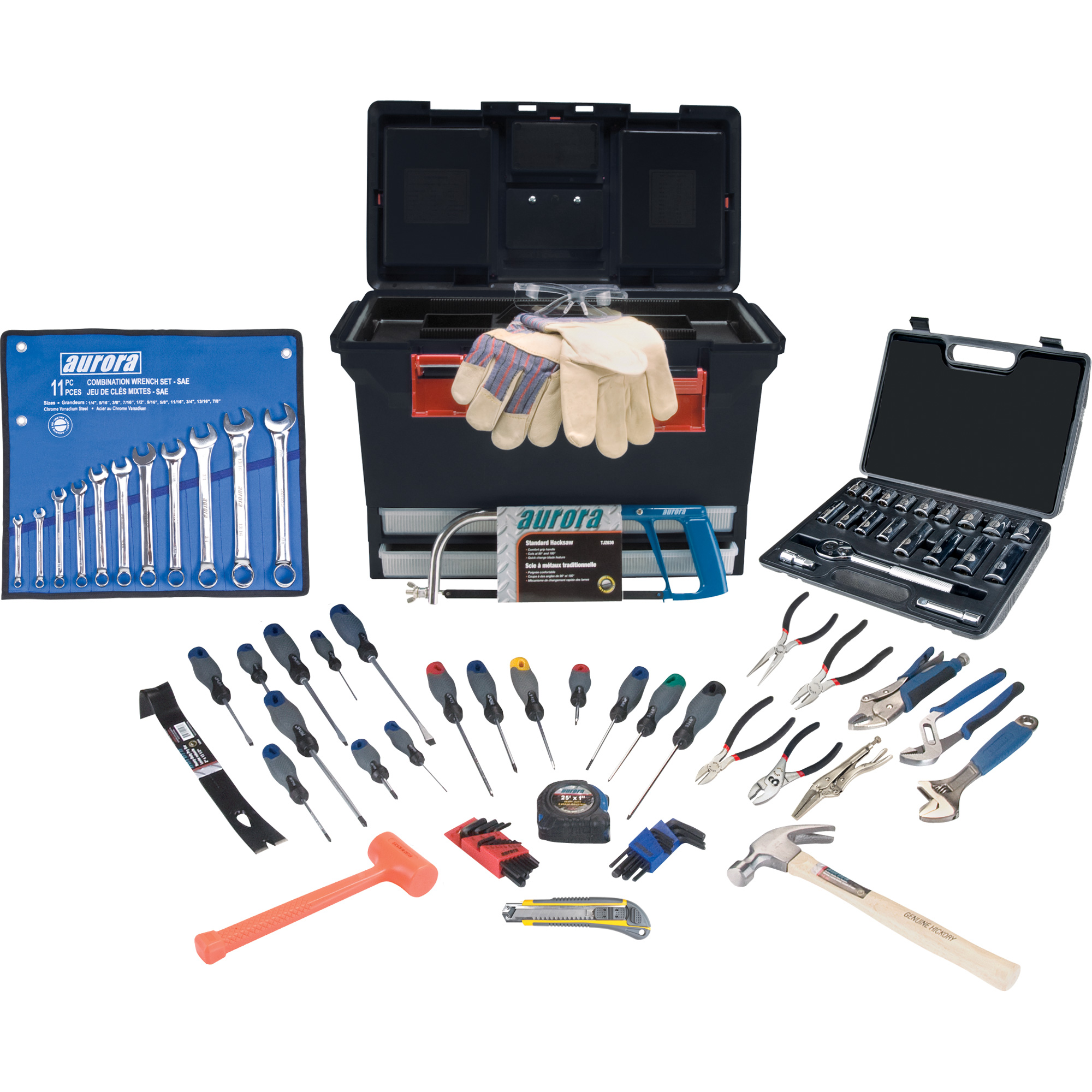 Ensemble d'outils pour ouvrier, 86 morceaux