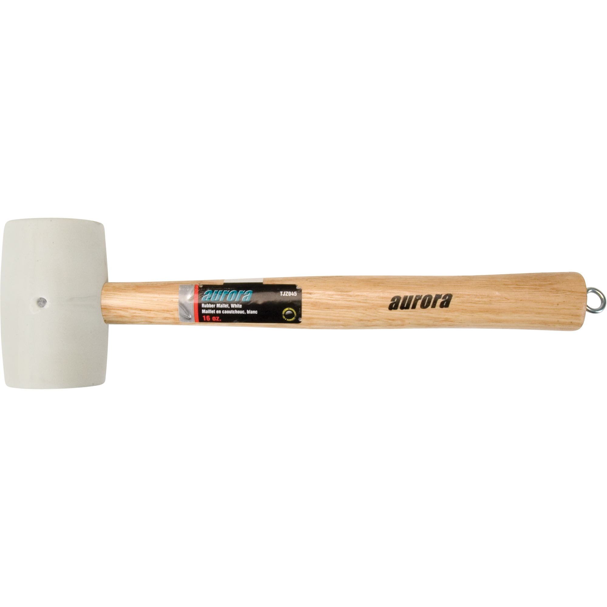 Maillet en caoutchouc, 16 oz, Prise en Bois