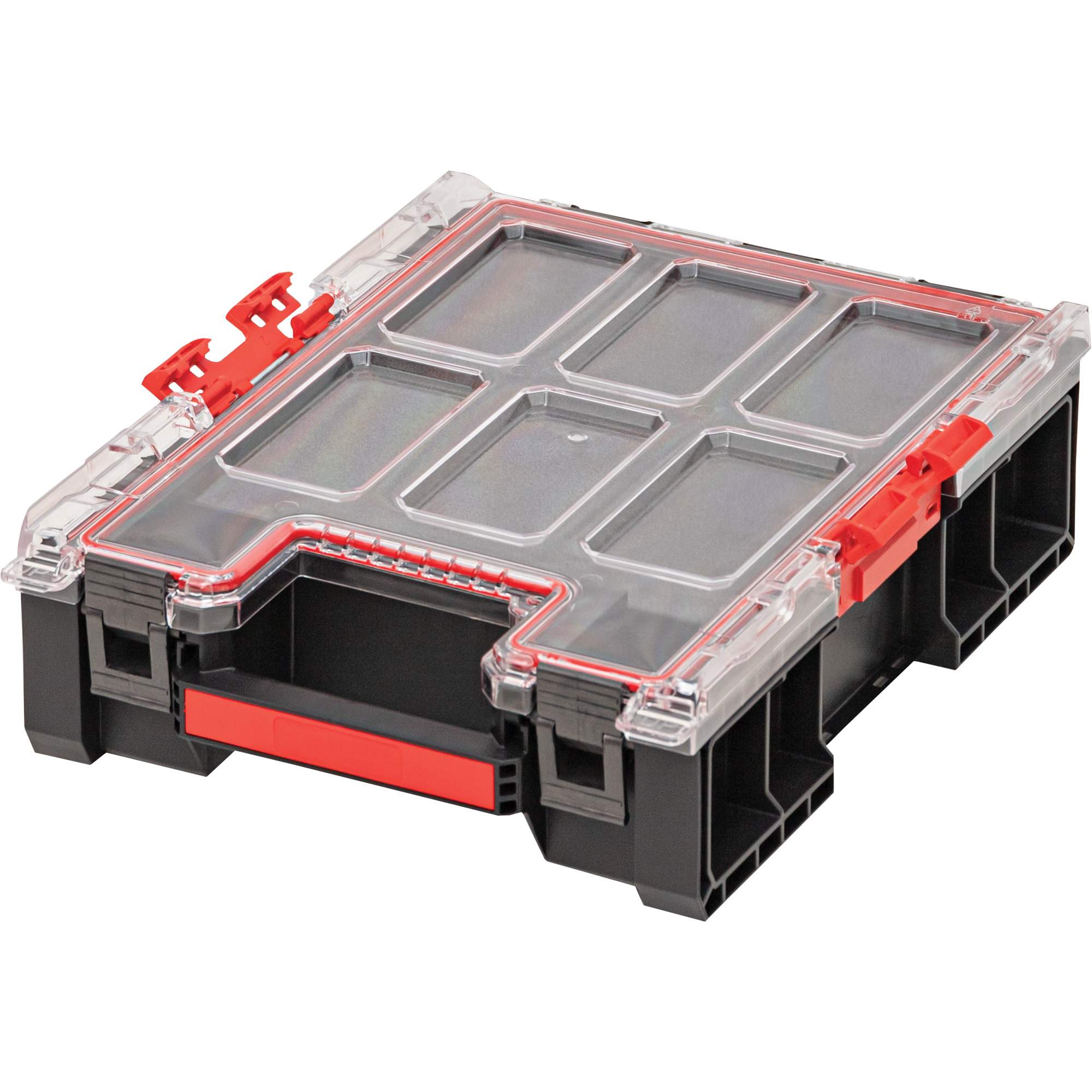 Organisateur moyen haut avec cloisons en mousse à plusieurs couches ArxMC, 10-2/5" x 14-3/10" x 4-1/5", Noir