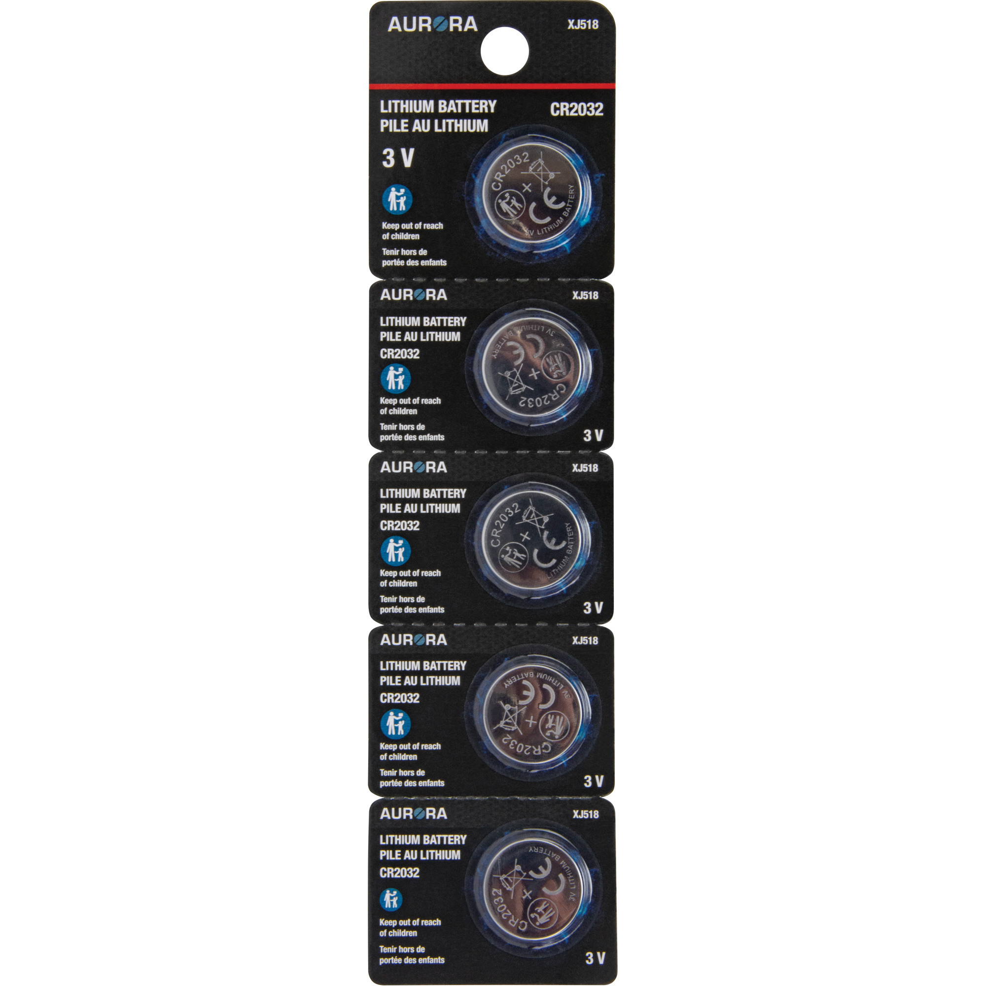 Piles au lithium CR2032, 3 V