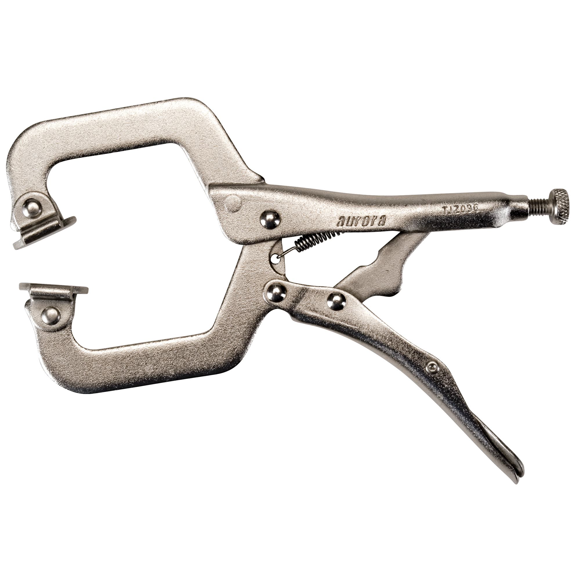 Pince-étau avec coussins pivotants, Longueur 6", Pinces serre-joints