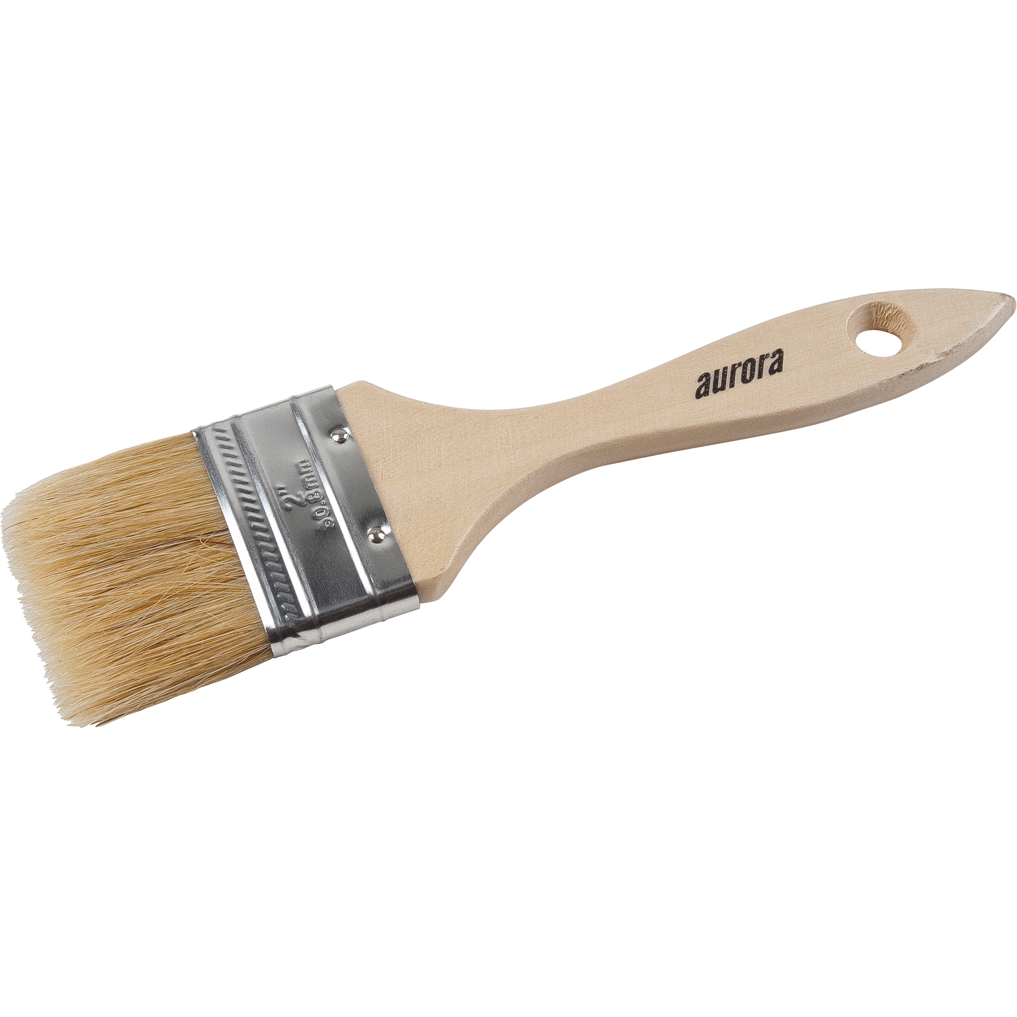 Pinceaux série AP200, Soie blanche, Manche Bois, Largeur de 2"