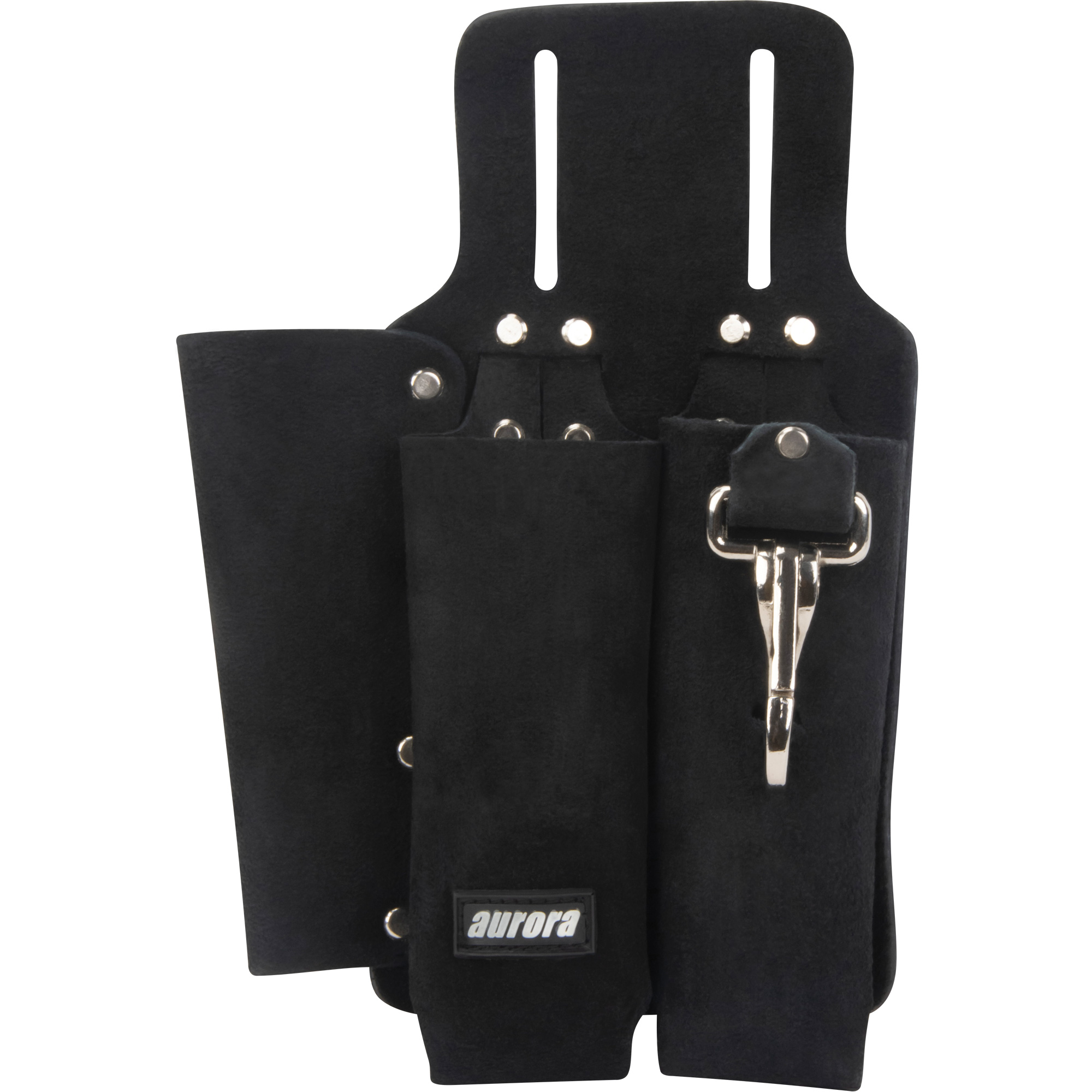 Porte-outils pour monteur de ligne, Porte-outil multiple, Cuir, 3 Poches