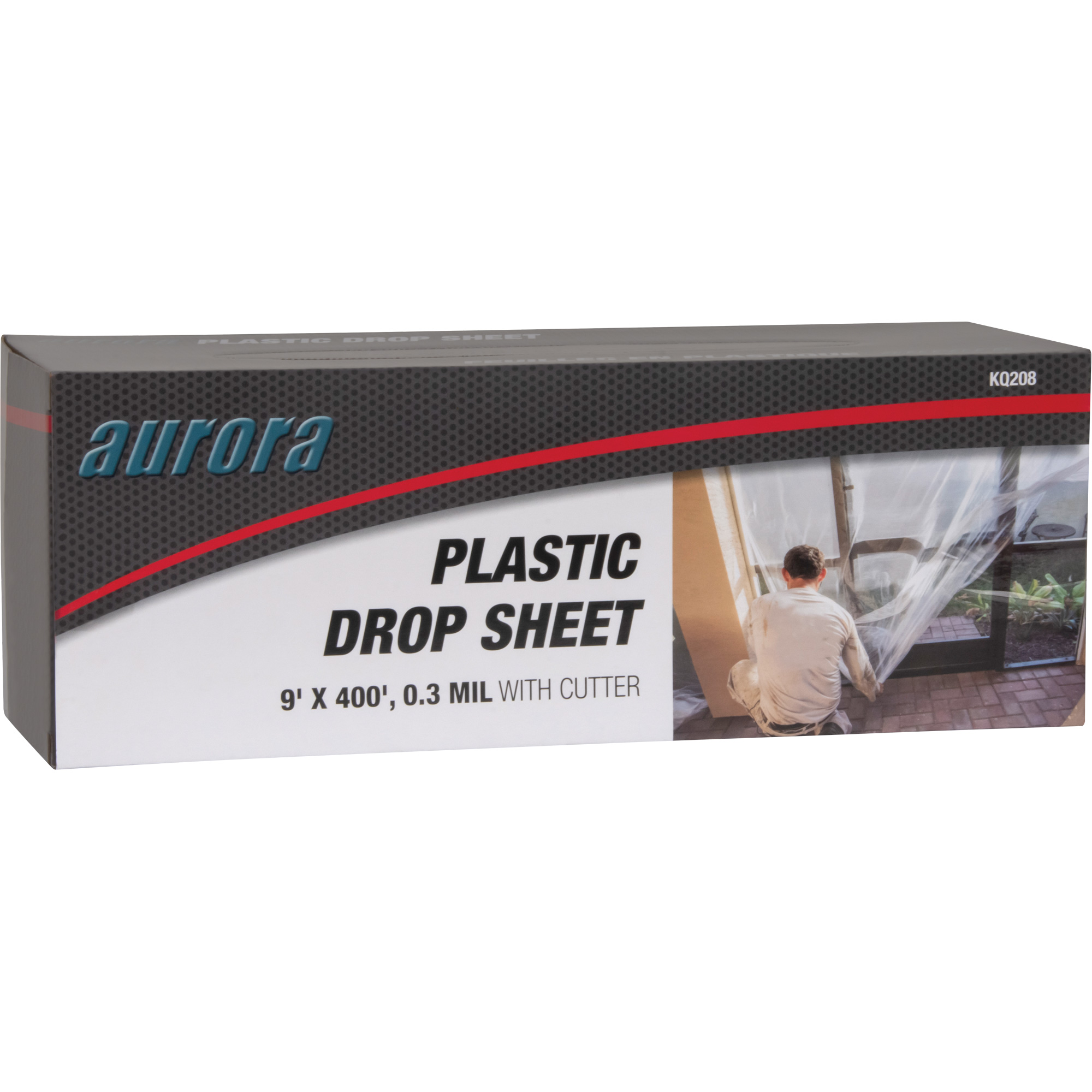 Toile de protection, 400' lo x 9' la, Plastique – Image 2