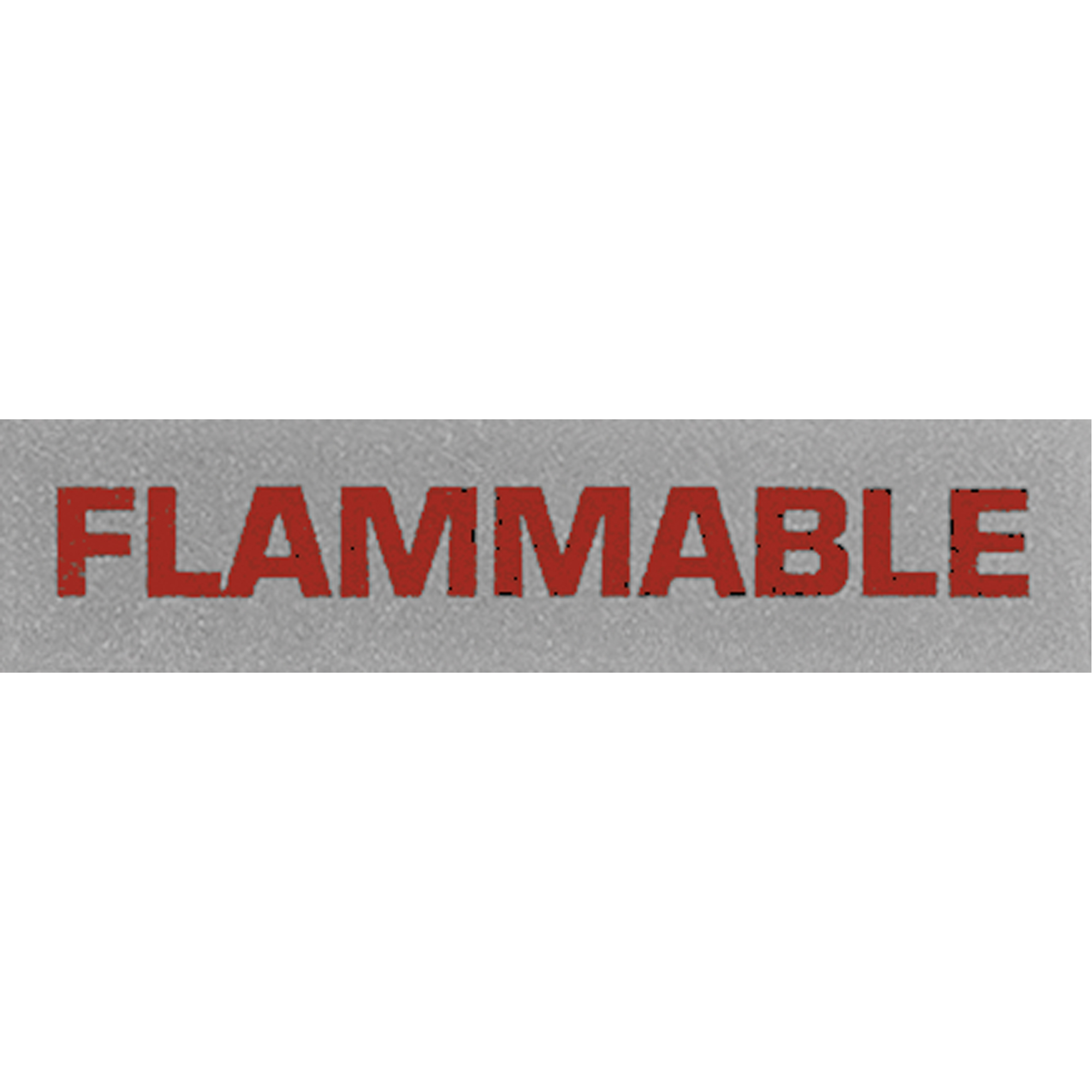 Étiquettes pour traitement spécial «Flammable», 5" lo x 2" la, Noir/rouge