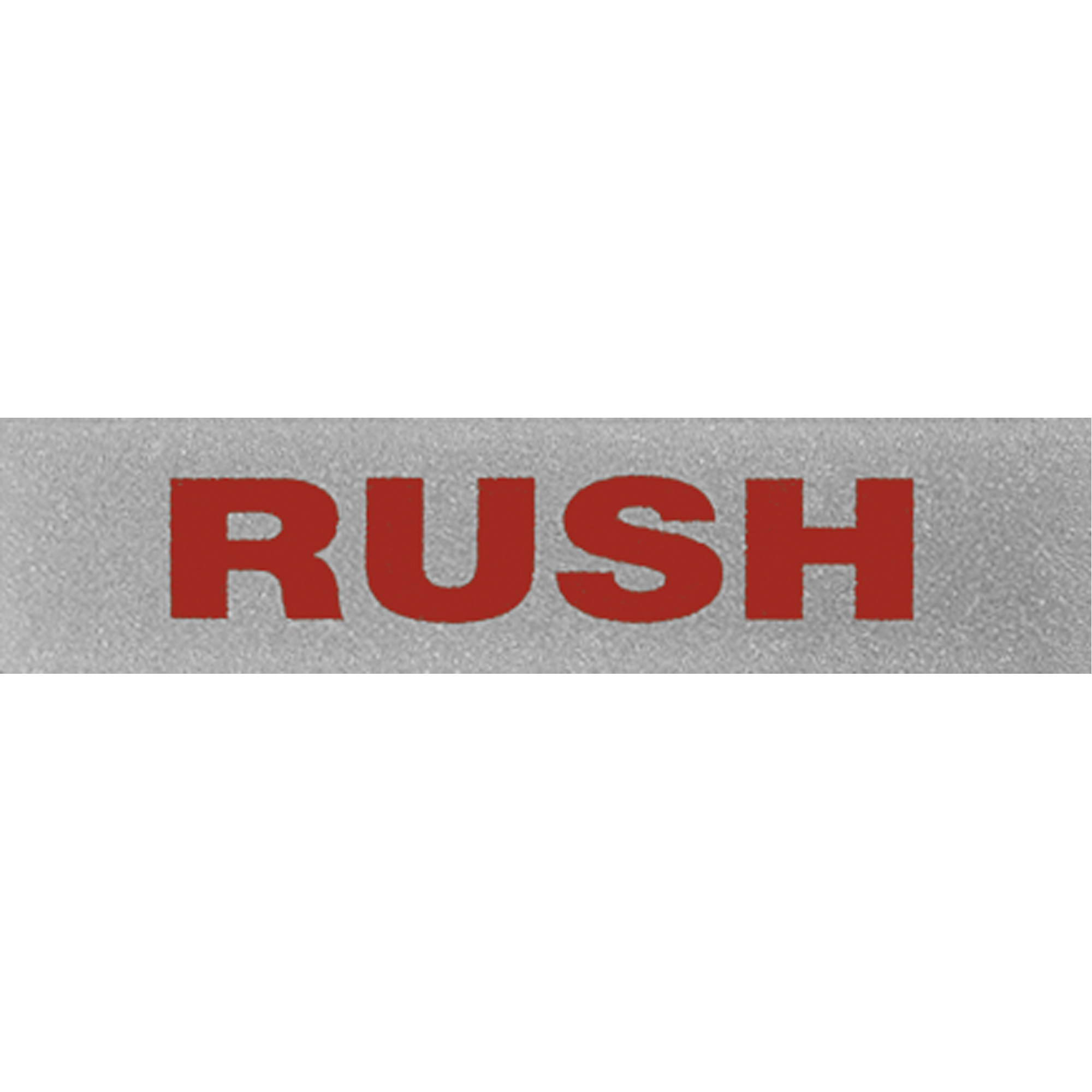 Étiquettes pour traitement spécial «Rush», 5" lo x 2" la, Noir/rouge