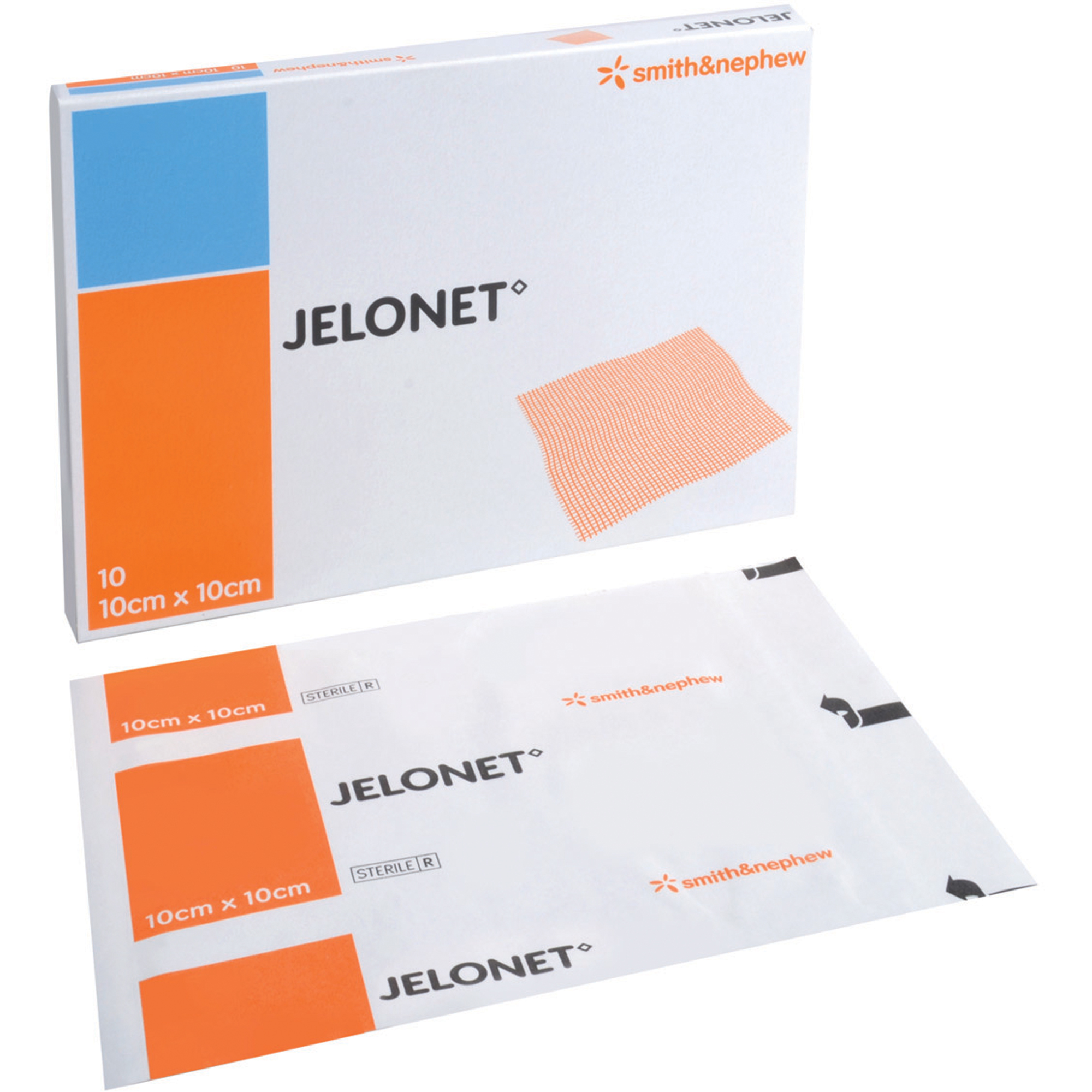 Pansements pour blessures JelonetMC, Tampon, 4" lo x 4" la, Stérile, Dispositif médical Classe 2
