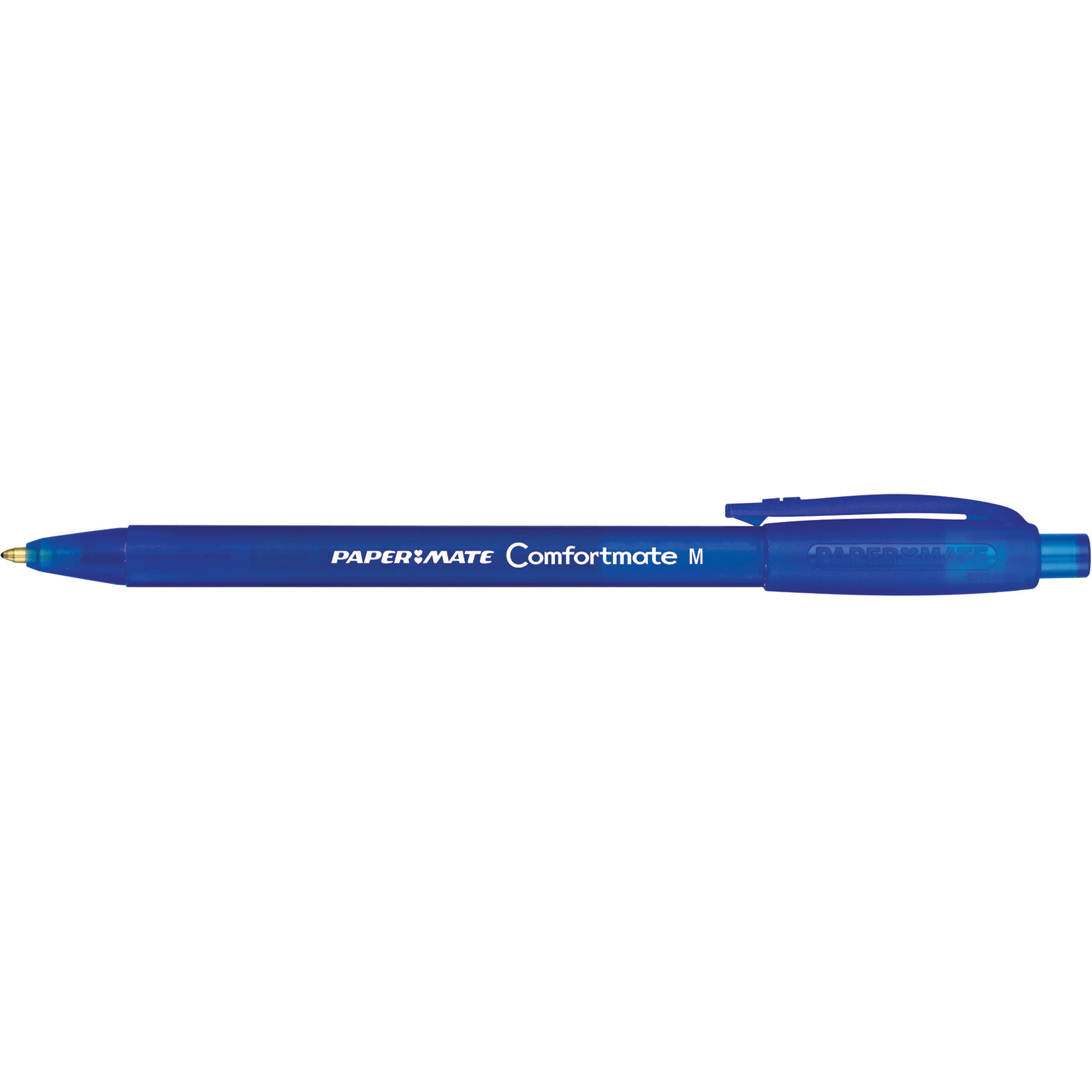 Stylos à bille, Bleu, 1 mm, Rétractable
