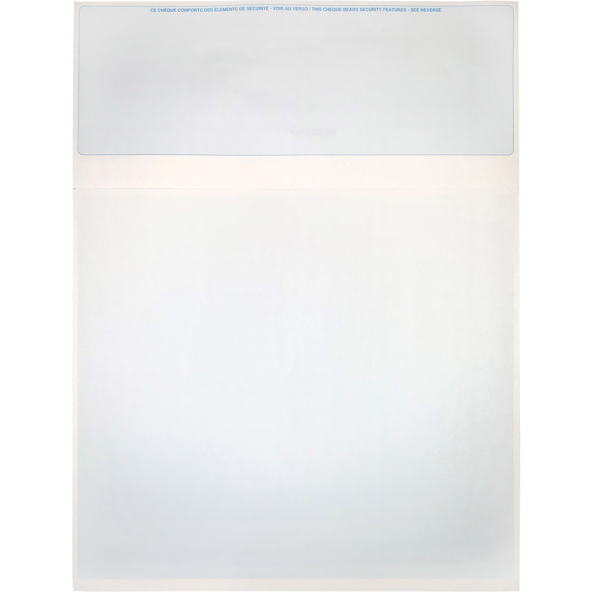 Papier à chèque