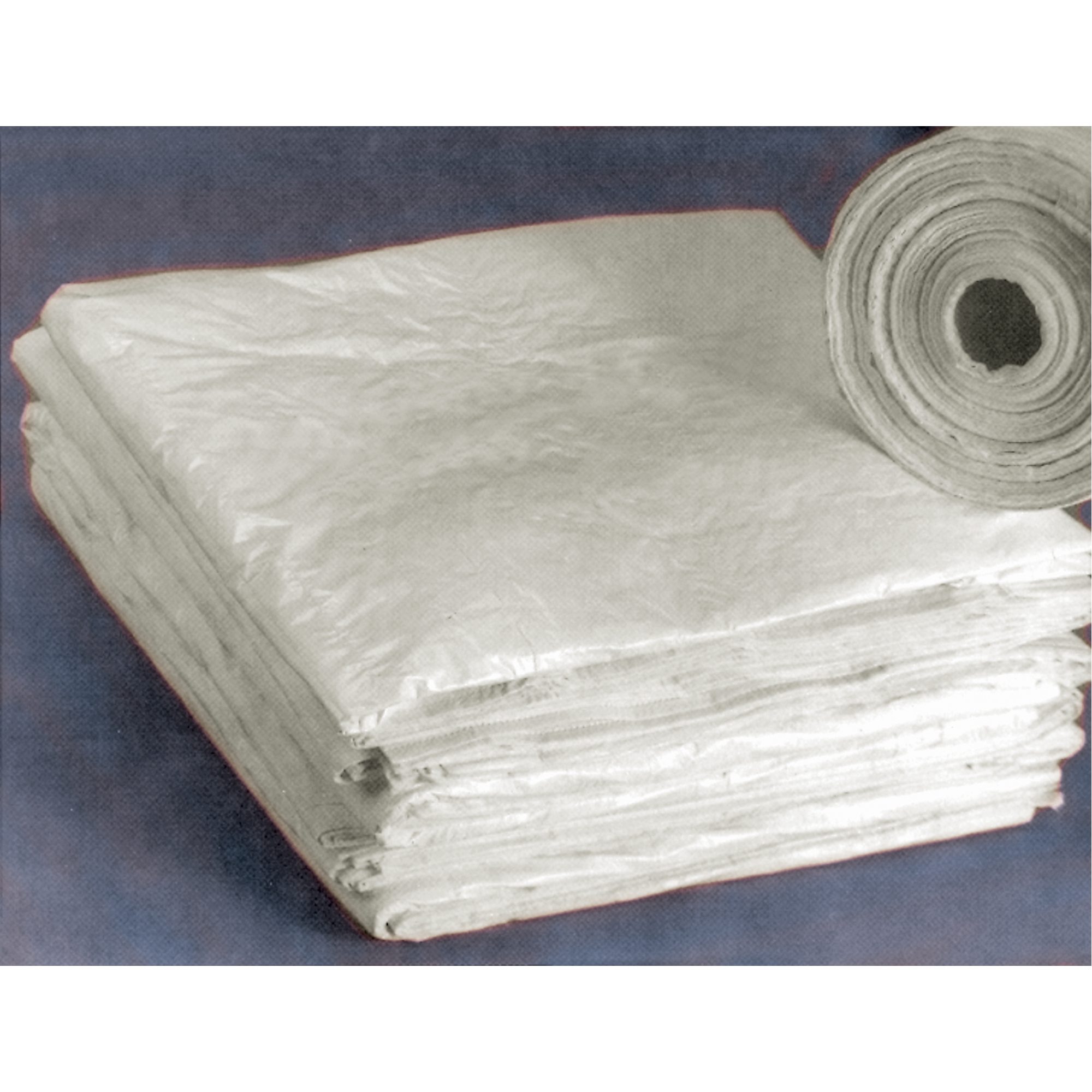 Papier de rembourrage, Dos en poly, 48" x 250', Feuille