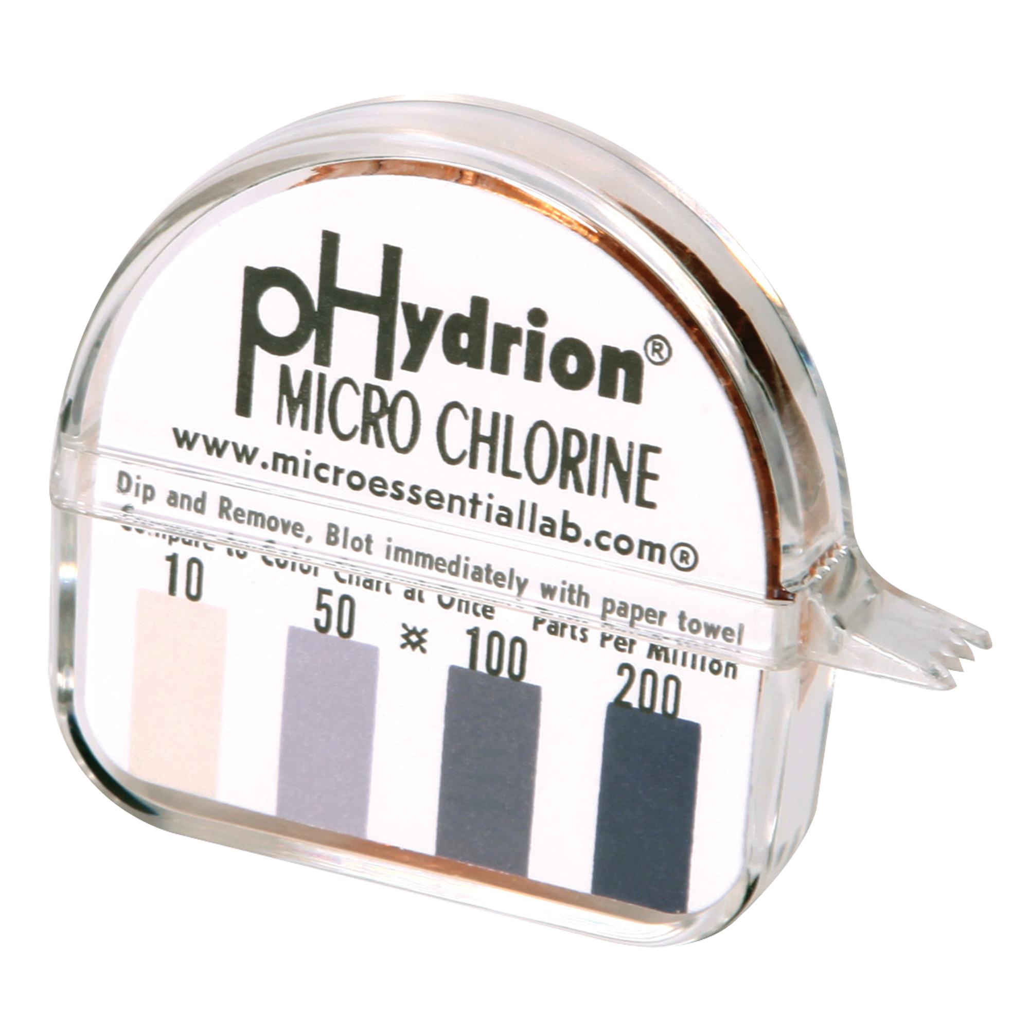Papier réactif Hydrion Chlorine Phydrion CM-240
