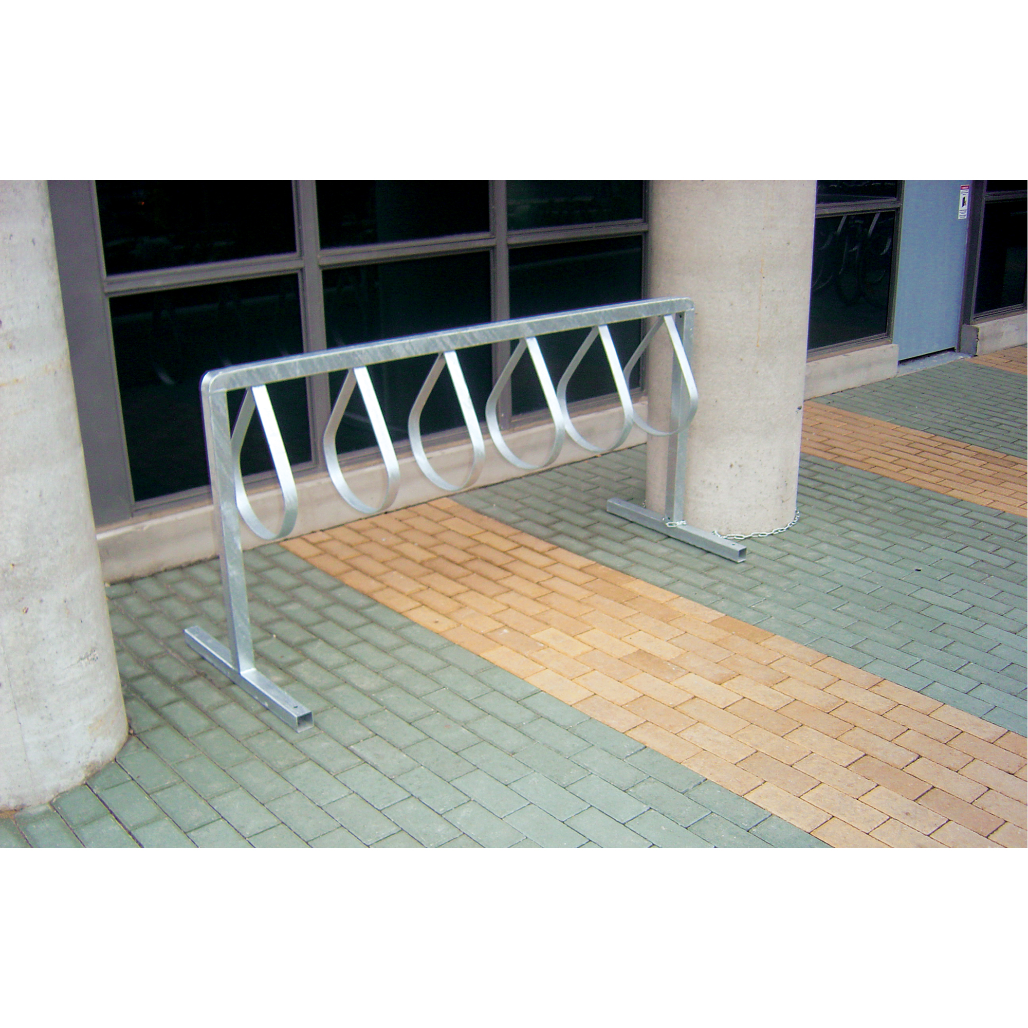 Support pour bicyclettes Style, Acier galvanisé, 12 bicyclettes