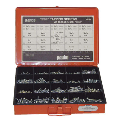 Assortiment de vis de taroudage de douille à pan