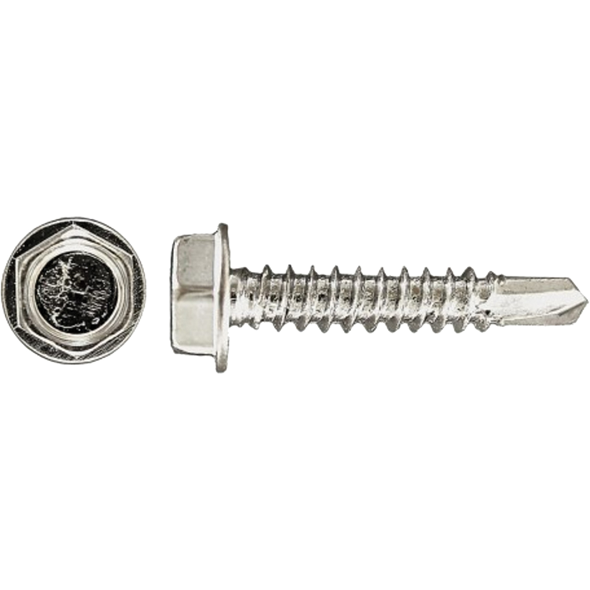 Vis taraudées hex HD Drill-XMD 100 mcx, #12 dia., 1-1/4" lo, Zingué