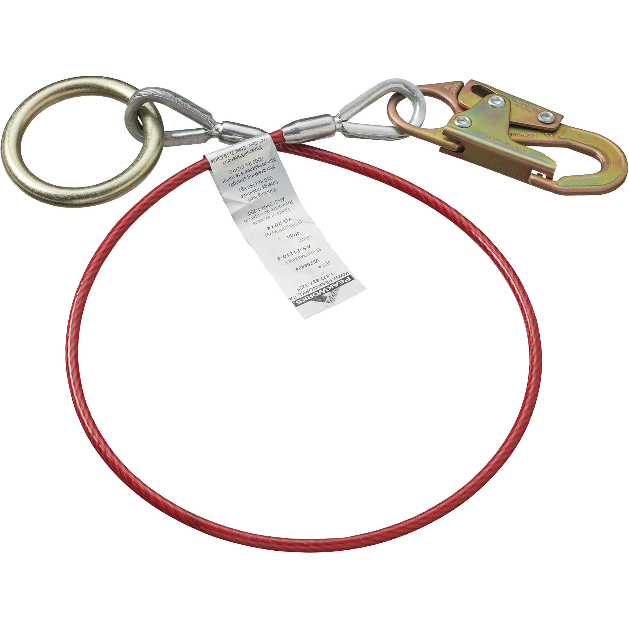 AS-21210-4 Élingue d'ancrage à câble, Chaîne