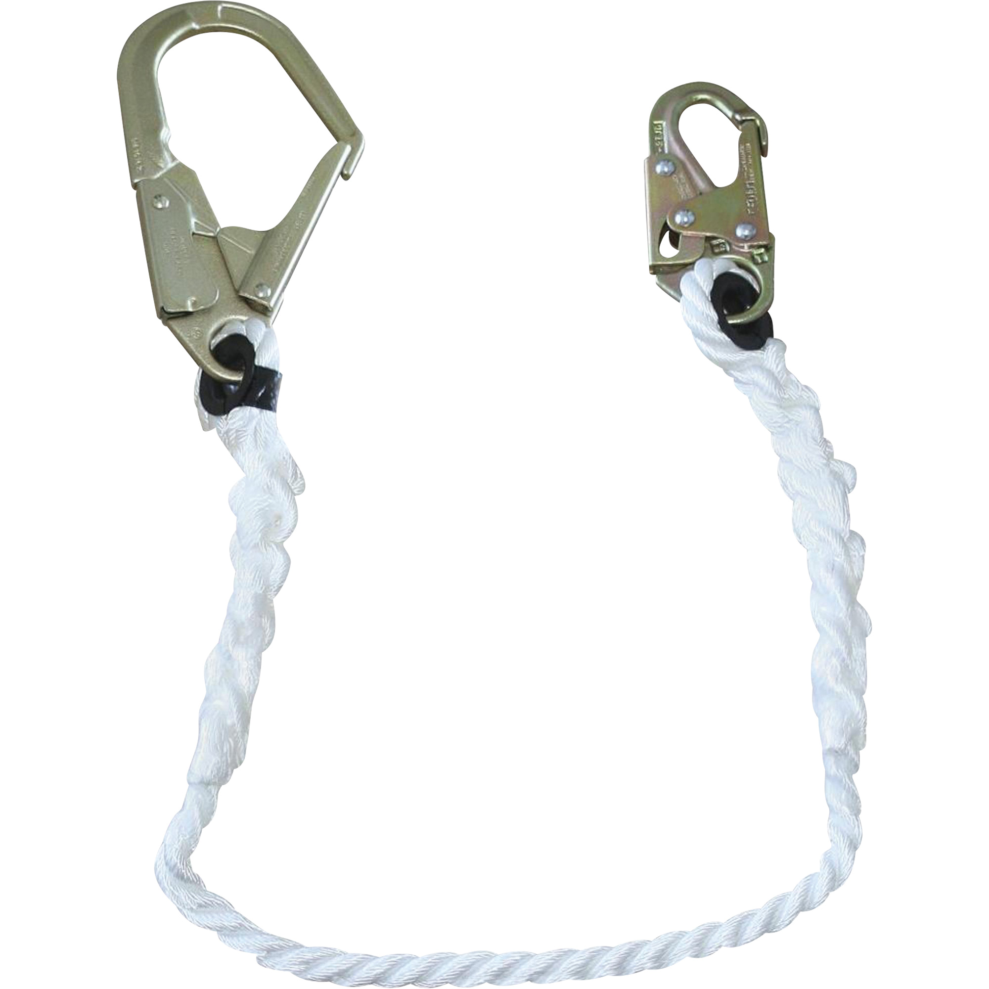 LAN-1242-6 Longe à corde de retenue 5/8", 1 branches, 6', Classe CSA A
