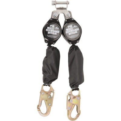 SRL-70502-6LE Cordage de sécurité autorétractable avec paquet, 6', DyneemaMD, Pivotant