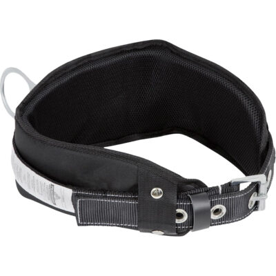 WB-6010-L Dispositif de retenue de sécurité avec ceinture à un anneau en D et support lombaire rembourré - Grand