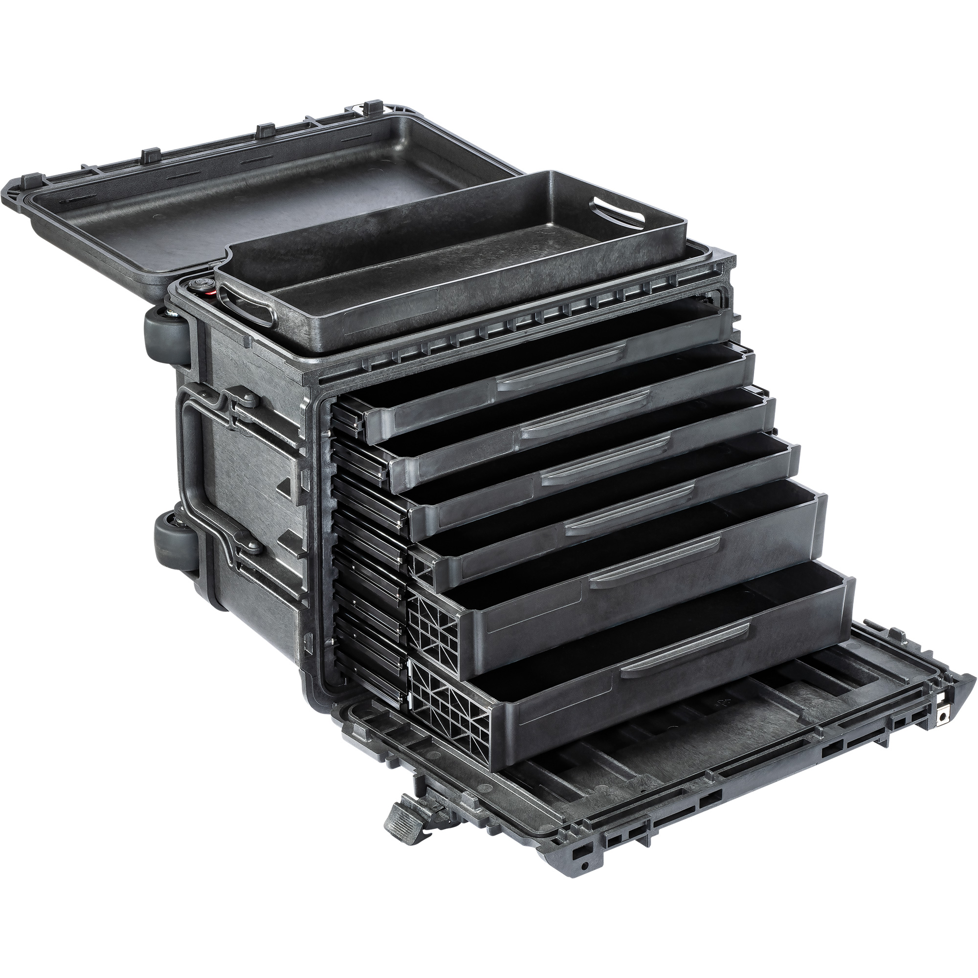 Armoire à outils mobile Gen 2, 24" la, 6 tiroirs, Noir