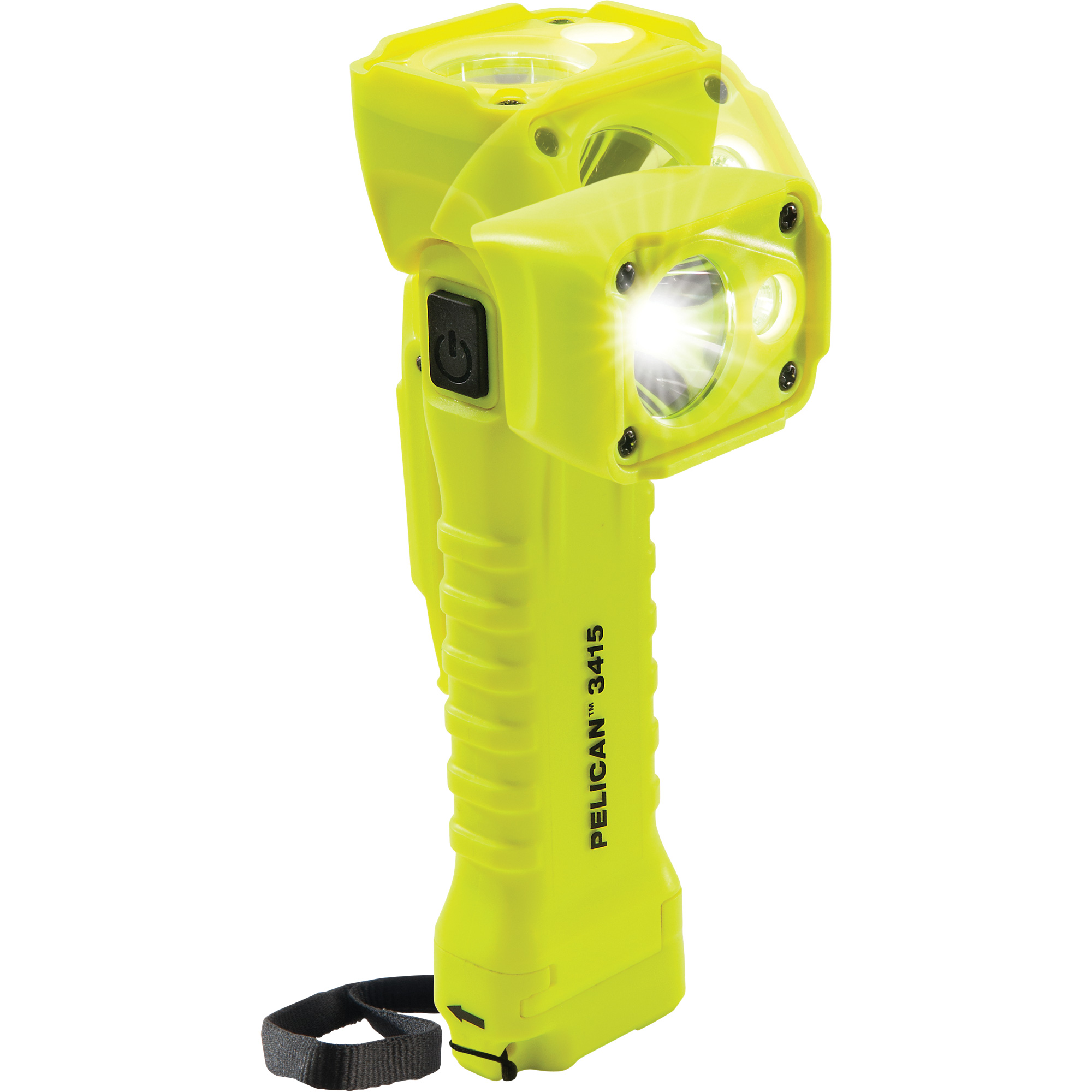 Lampe de poche à angle droit, DEL, 336 lumens, Piles AA