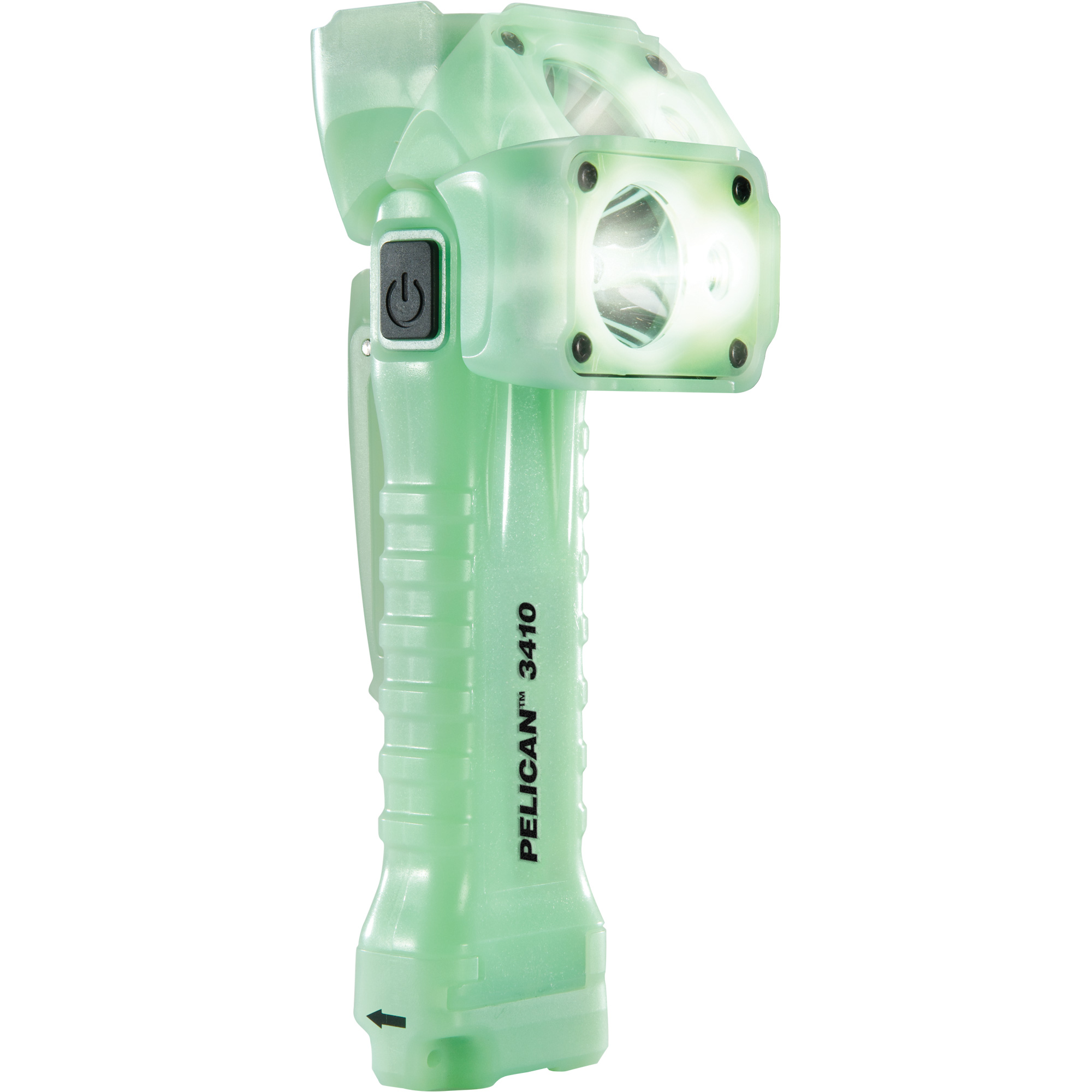 Lampe de poche à angle droit, DEL, 653 lumens, Piles AA