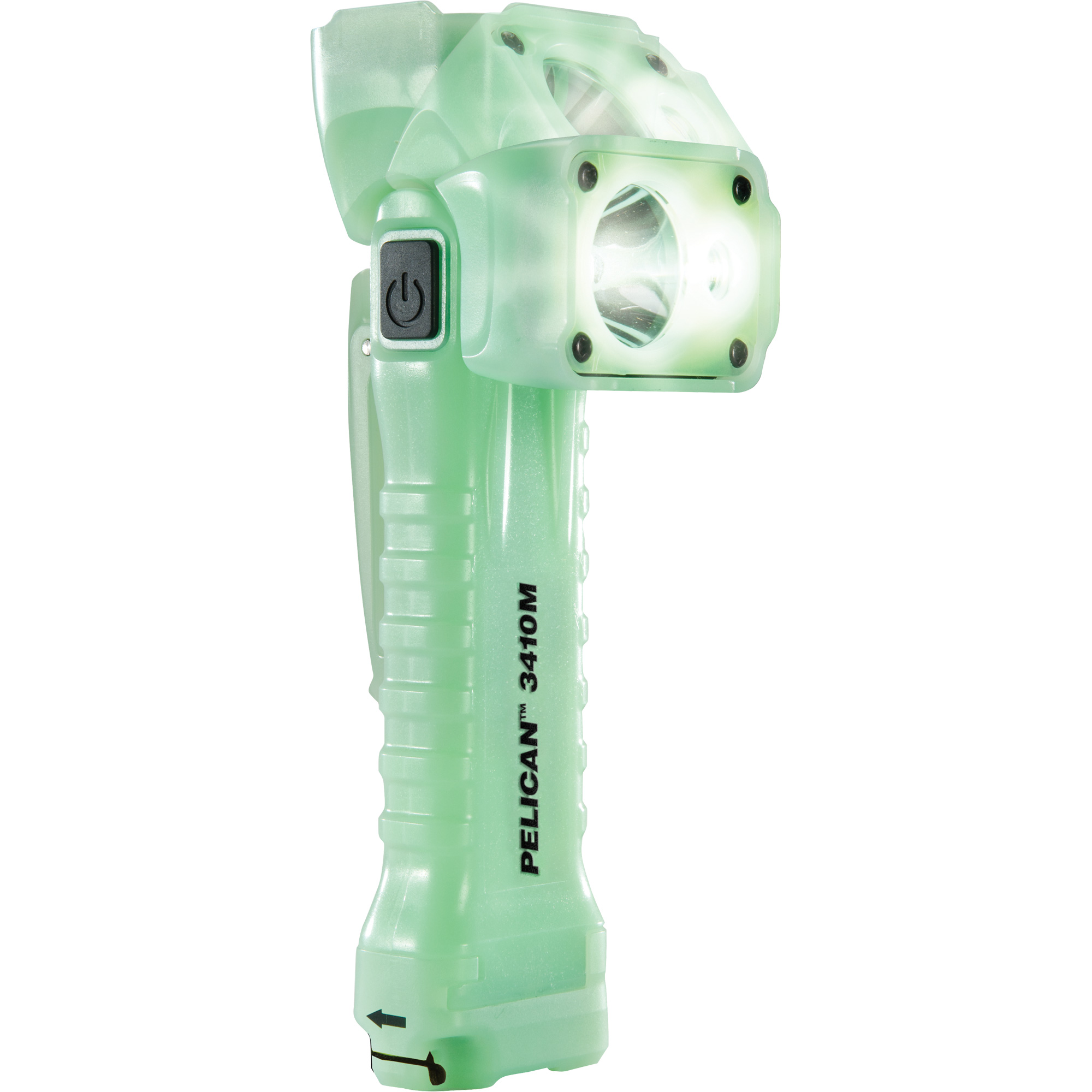 Lampe de poche magnétique à angle droit, DEL, 653 lumens, Piles AA