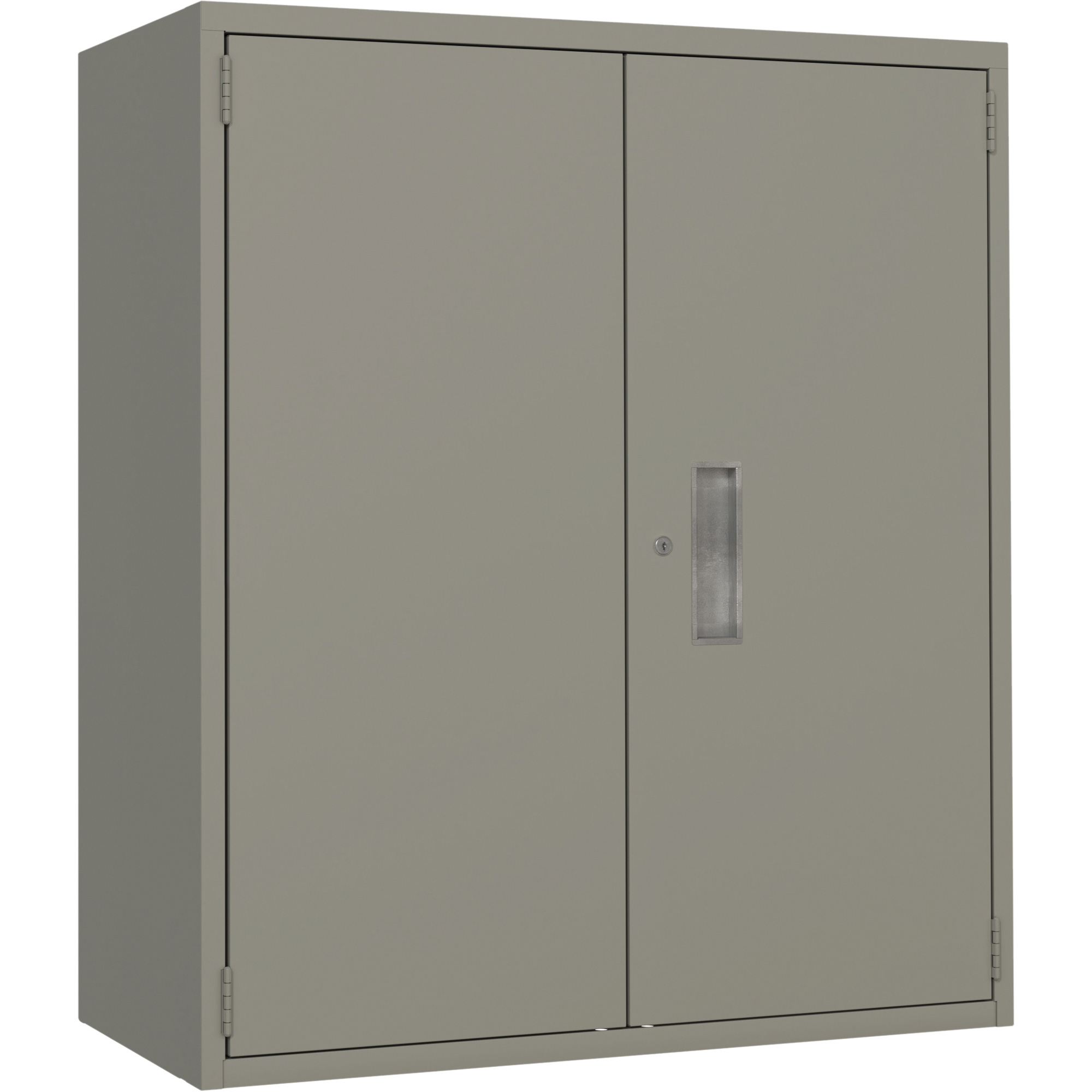 Armoire de rangement Lo-Boy, Acier, 2 Tablettes, 40" h x 36" la x 18" P, Gris