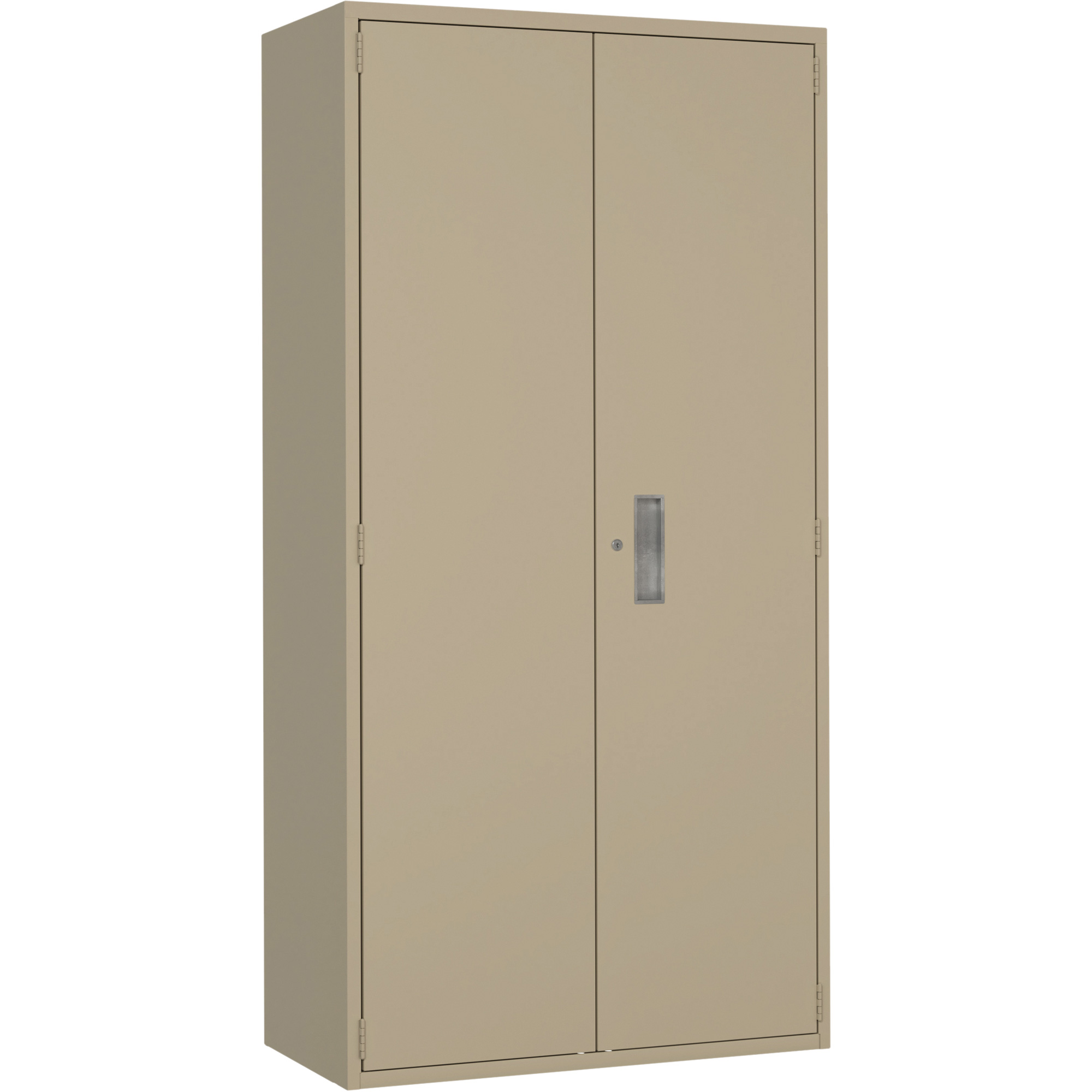 Armoire garde-robe, Acier, 36" la x 18" p x 72" h, Beige