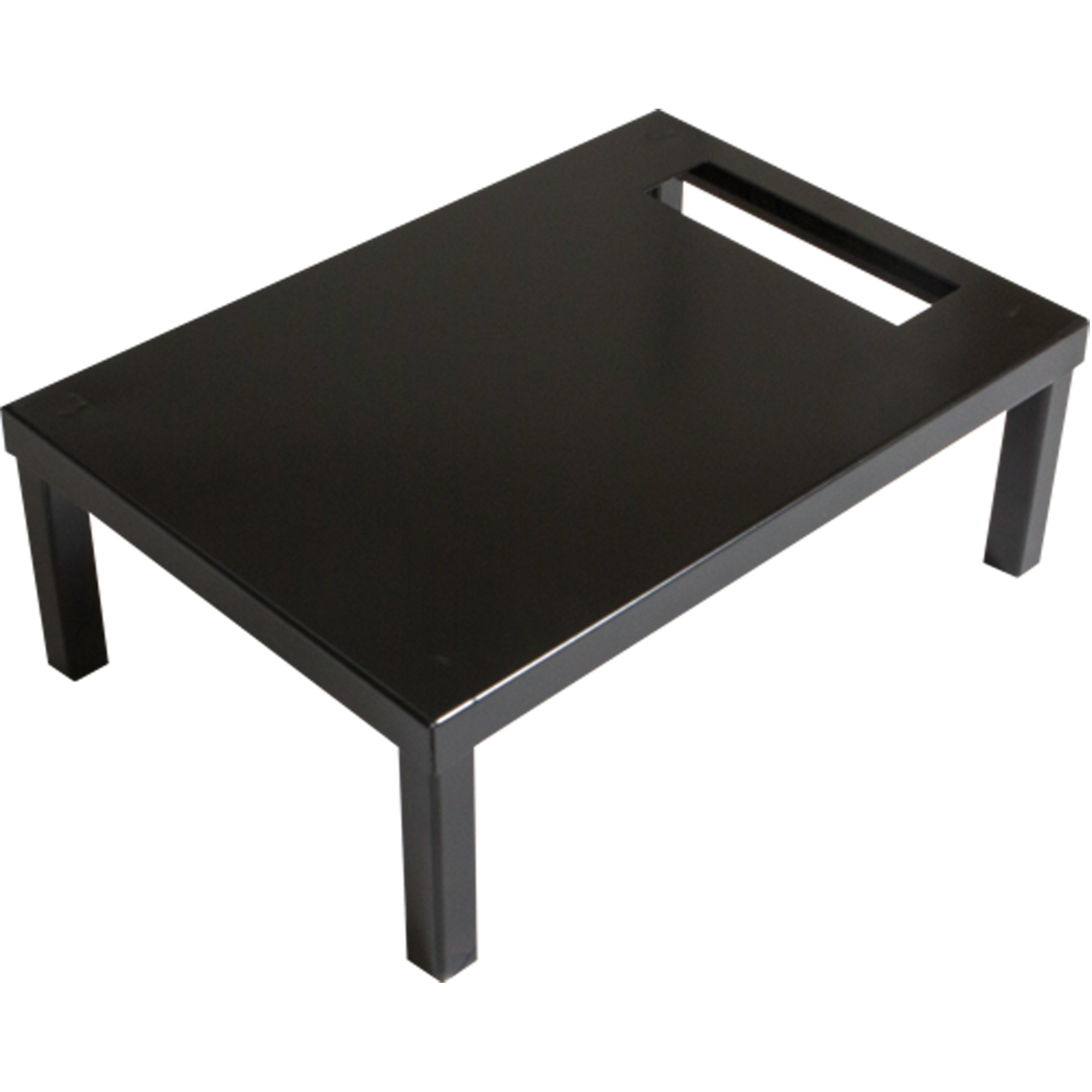 Base autoportante pour casiers robustes entièrement soudée ConcordeMC, 1 Blocs, 6" lo x 12" la x 18" p, Noir, Acier