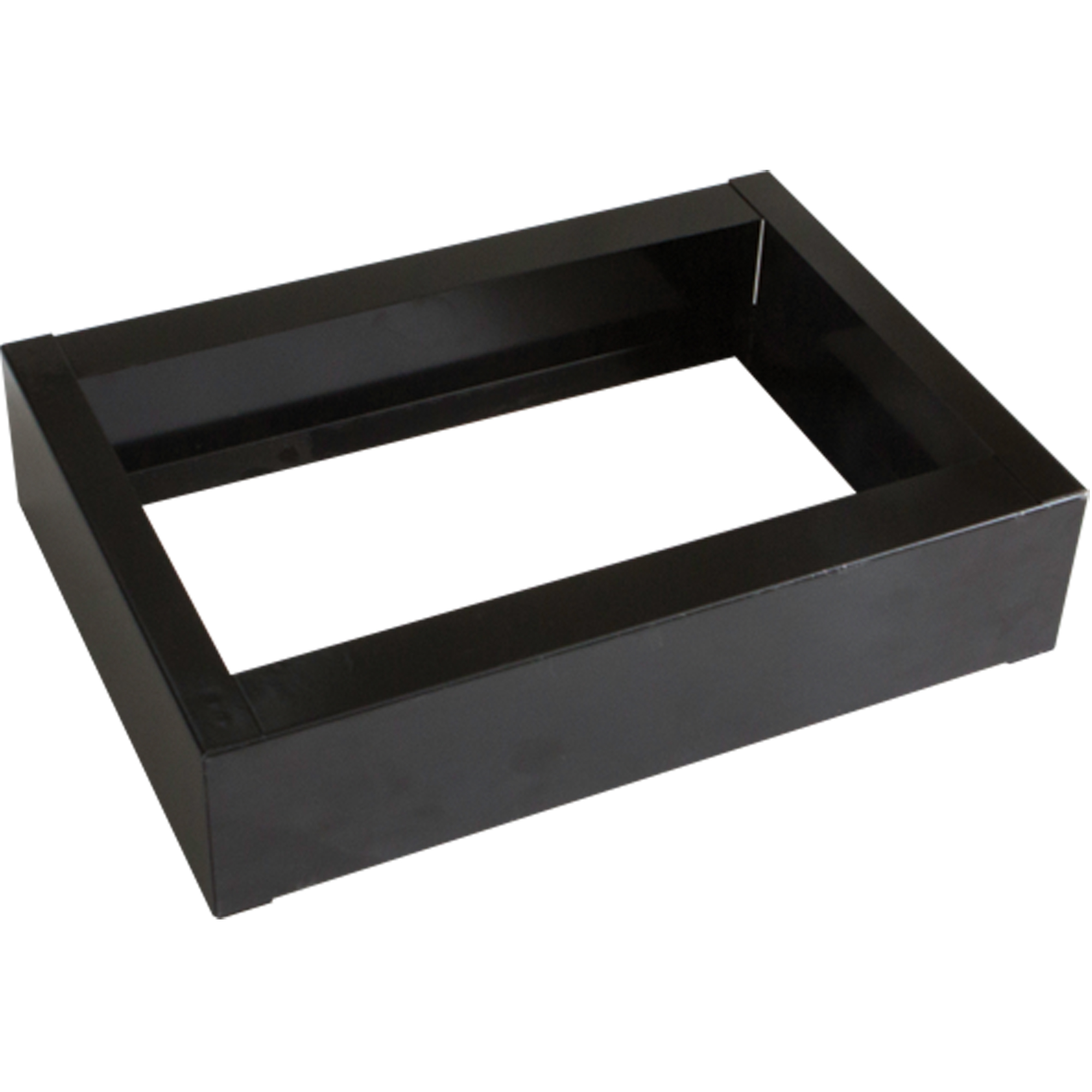Base encastrée pour casiers robustes entièrement soudée ConcordeMC, 1 Blocs, 4" lo x 12" la x 17" p, Noir, Acier