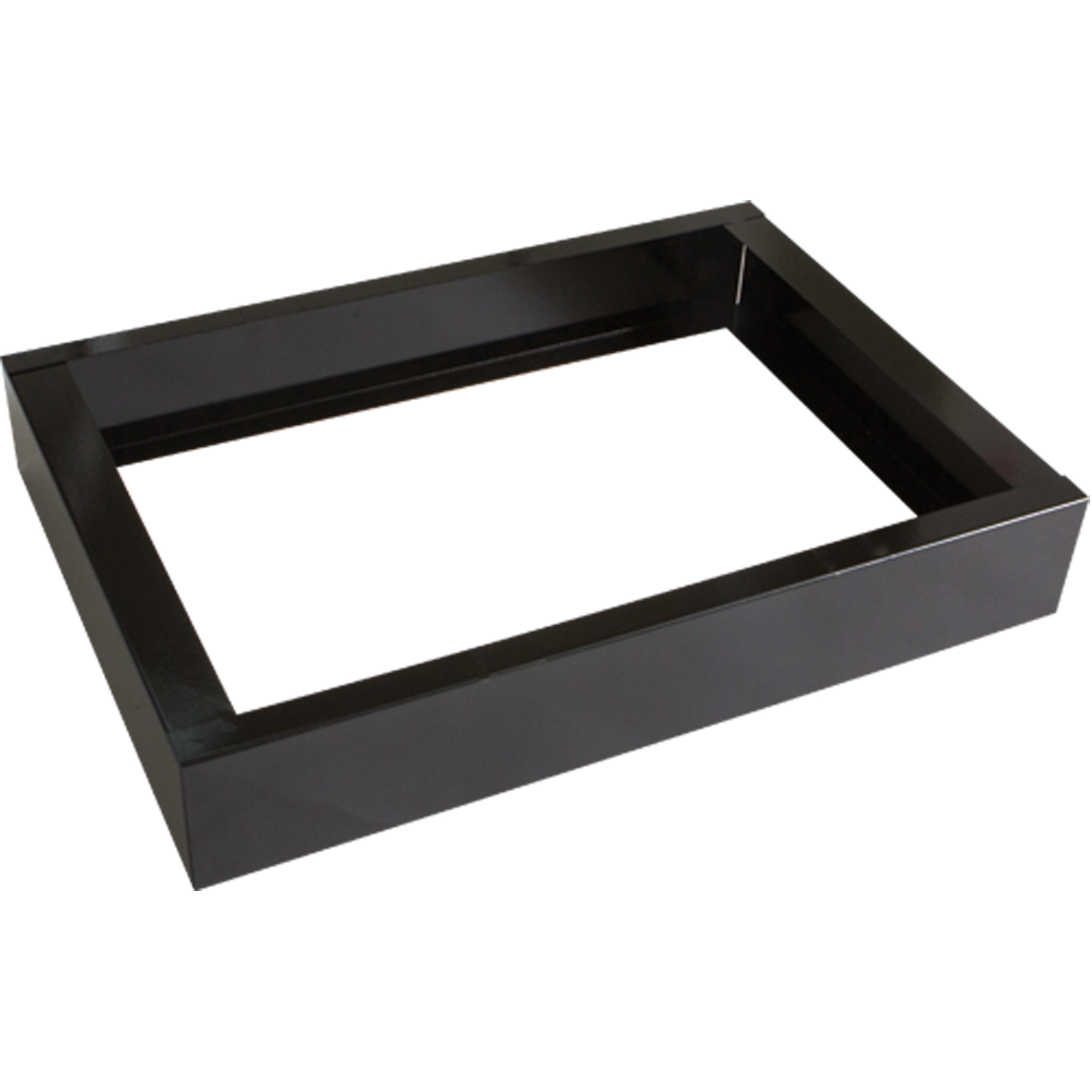 Base encastrée pour casiers robustes entièrement soudée ConcordeMC, 2 Blocs, 4" lo x 24" la x 17" p, Noir, Acier