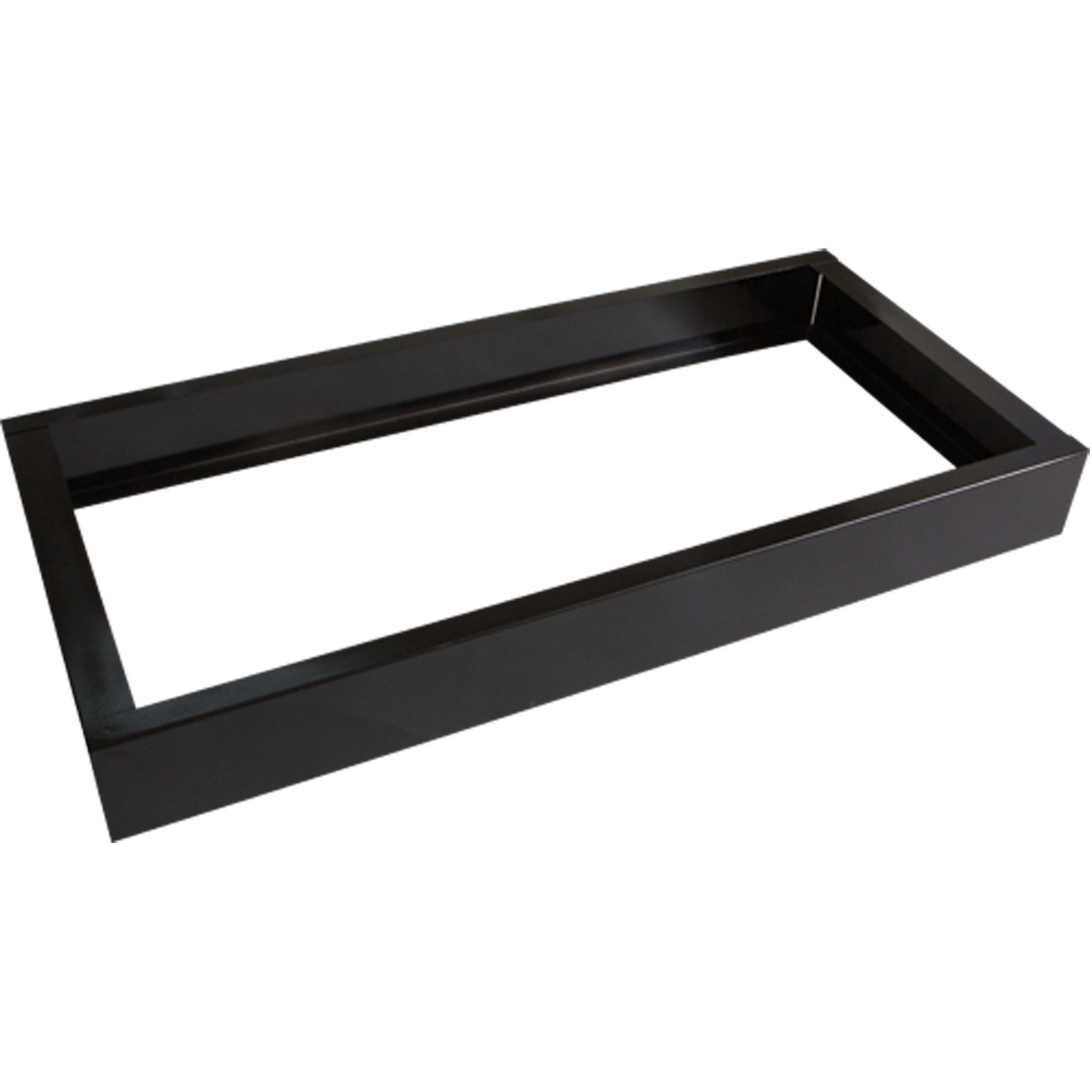 Base encastrée pour casiers robustes entièrement soudée ConcordeMC, 3 Blocs, 4" lo x 36" la x 17" p, Noir, Acier