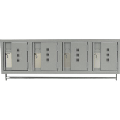 Casiers muraux robustes, Bloc de 4, 18" x 12" x 12", Acier