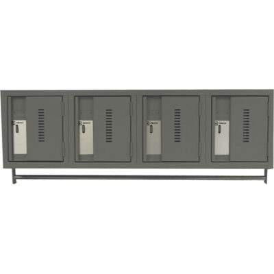 Casiers muraux robustes, Bloc de 4, 18" x 12" x 12", Acier