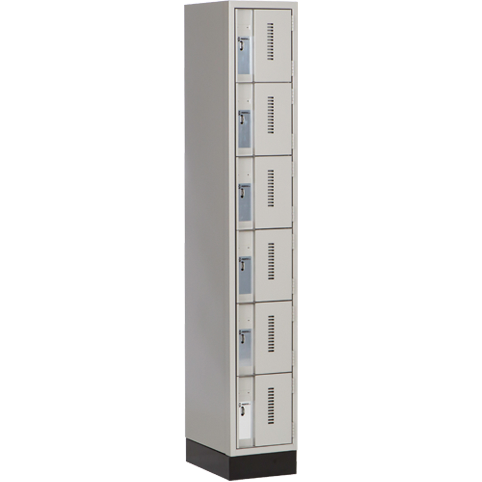 Casiers robustes ConcordeMC, 6 niveaux, 12" x 18" x 76", Acier, Gris, Soudé (assemblé)