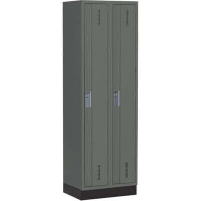 Casiers robustes ConcordeMC, Bloc de 2, 24" x 18" x 76", Acier, Charbon, Soudé (assemblé)