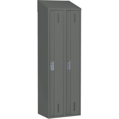 Casiers robustes ConcordeMC, Bloc de 2, 24" x 18" x 78", Acier, Charbon, Soudé (assemblé)