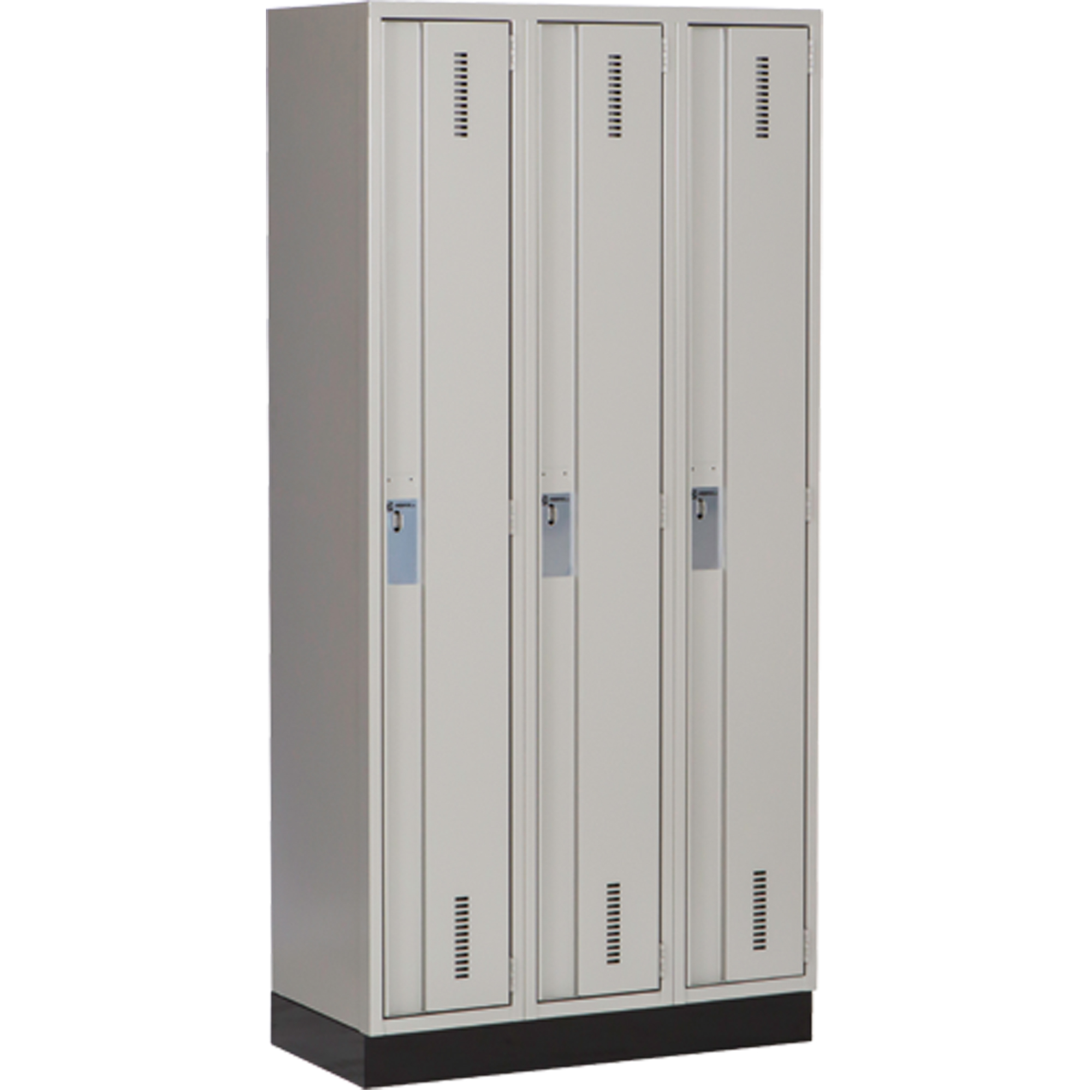Casiers robustes ConcordeMC, Bloc de 3, 36" x 18" x 76", Acier, Gris, Soudé (assemblé)