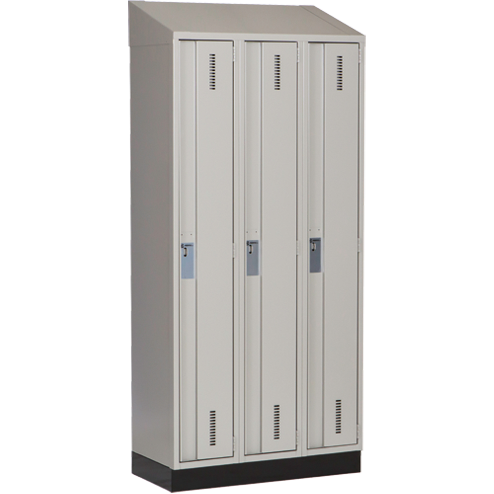 Casiers robustes ConcordeMC, Bloc de 3, 36" x 18" x 82", Acier, Gris, Soudé (assemblé)