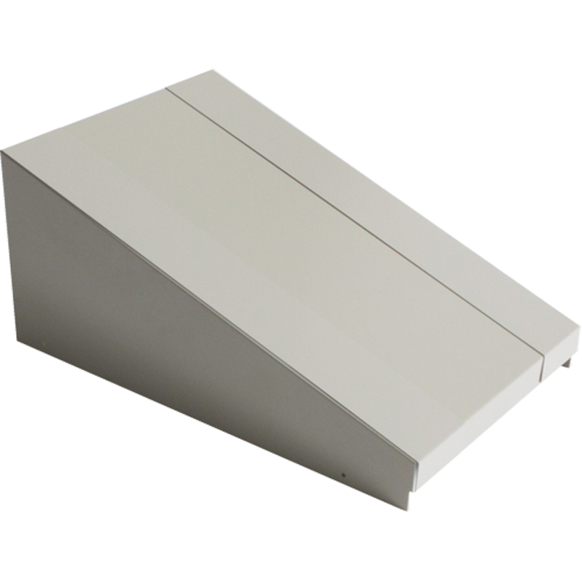 Dessus incliné pour casiers robustes entièrement soudé ConcordeMC, Bloc de 1, 18" p x 12" la x 6" ha, Gris, Acier