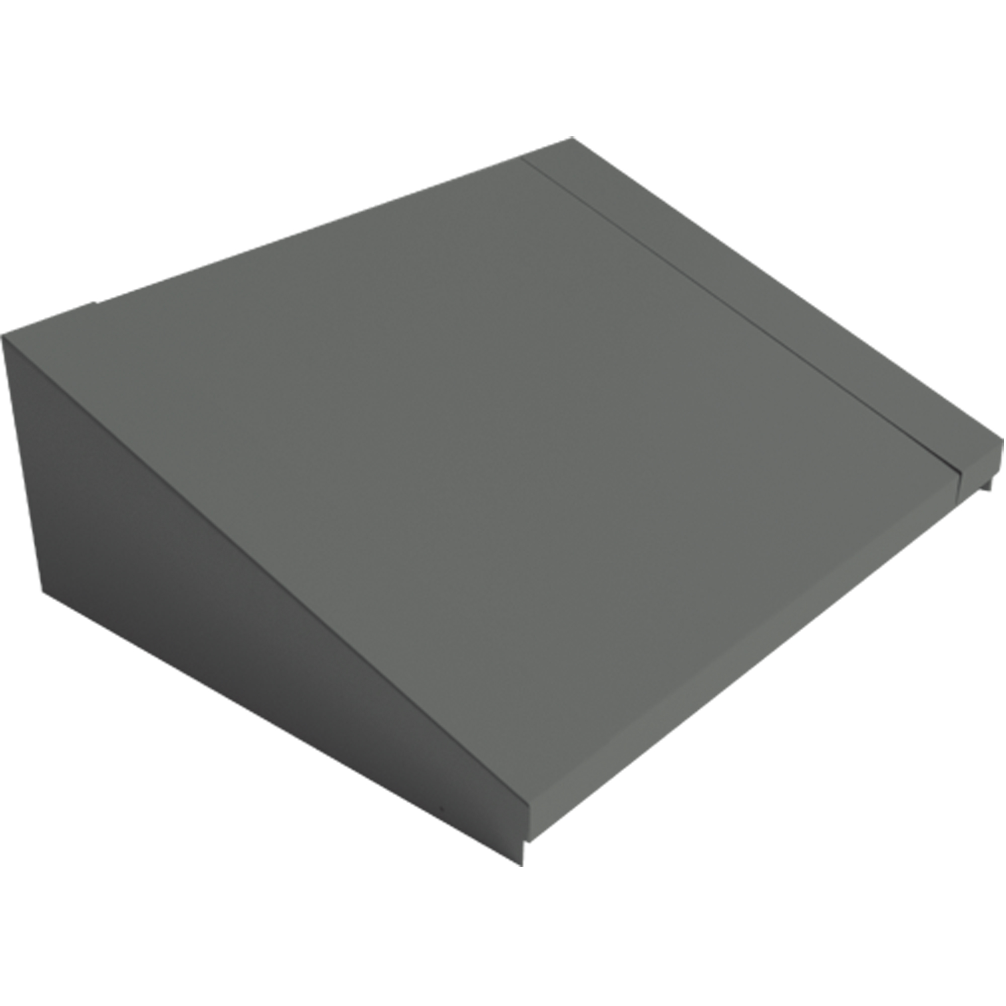 Dessus incliné pour casiers robustes entièrement soudé ConcordeMC, Bloc de 2, 18" p x 24" la x 6" ha, Acier
