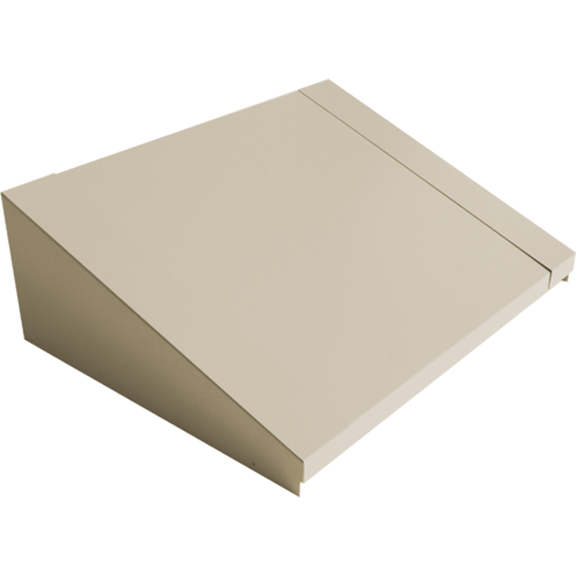 Dessus incliné pour casiers robustes entièrement soudé ConcordeMC, Bloc de 2, 18" p x 24" la x 6" ha, Beige, Acier