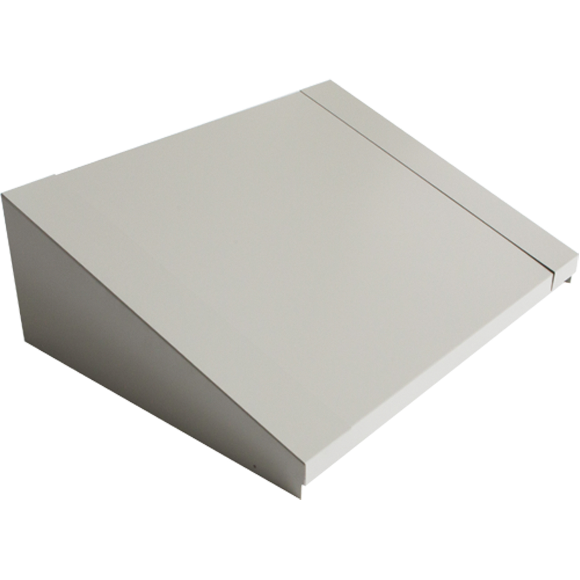 Dessus incliné pour casiers robustes entièrement soudé ConcordeMC, Bloc de 2, 18" p x 24" la x 6" ha, Gris, Acier