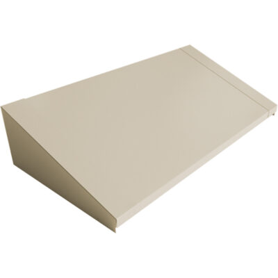 Dessus incliné pour casiers robustes entièrement soudé ConcordeMC, Bloc de 3, 18" p x 36" la x 6" ha, Beige, Acier